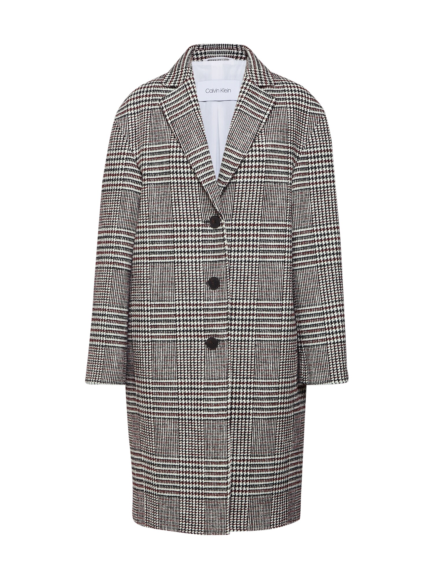 Calvin Klein Dames Tussenmantel Vintage Donkergrijs Zwart calvin klein kopen in de aanbieding