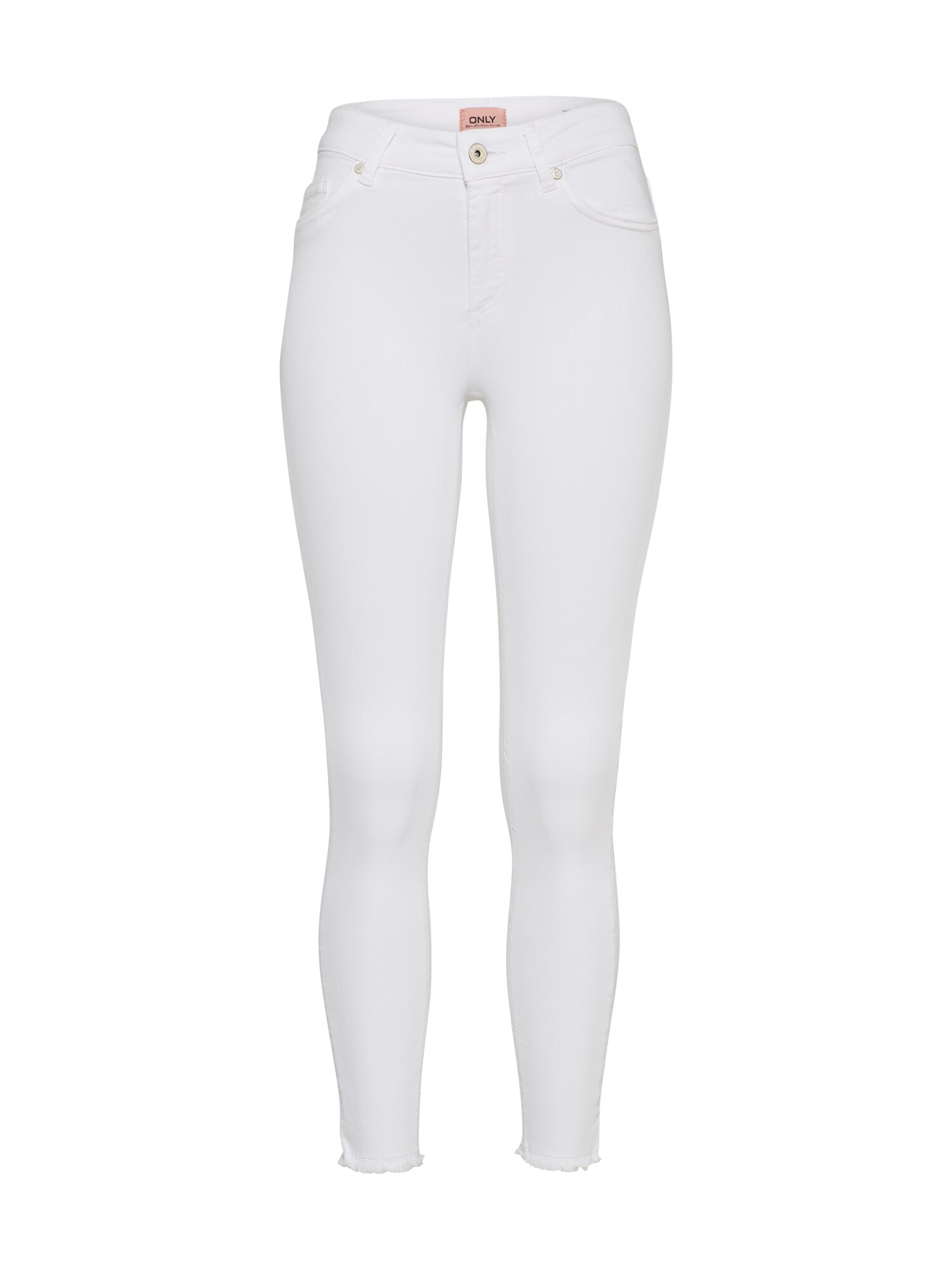 ONLY Džinsai 'BLUSH MID ANKLE WHITE'  balta
