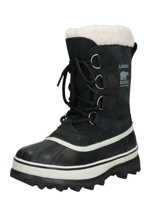SOREL Botas de nieve 'Caribou'  piedra / negro
