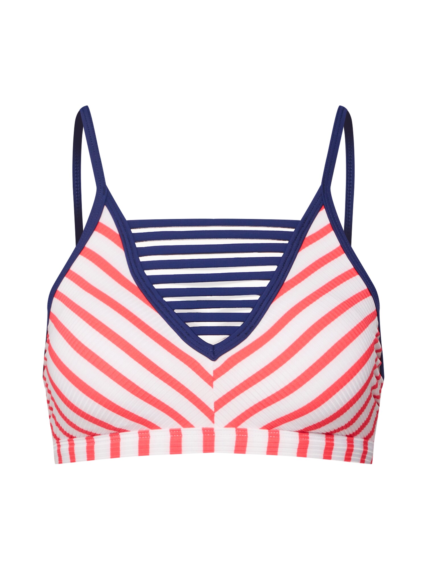 Esprit Dames Bikinitop Sirah Navy Pink Wit esprit kopen in de aanbieding