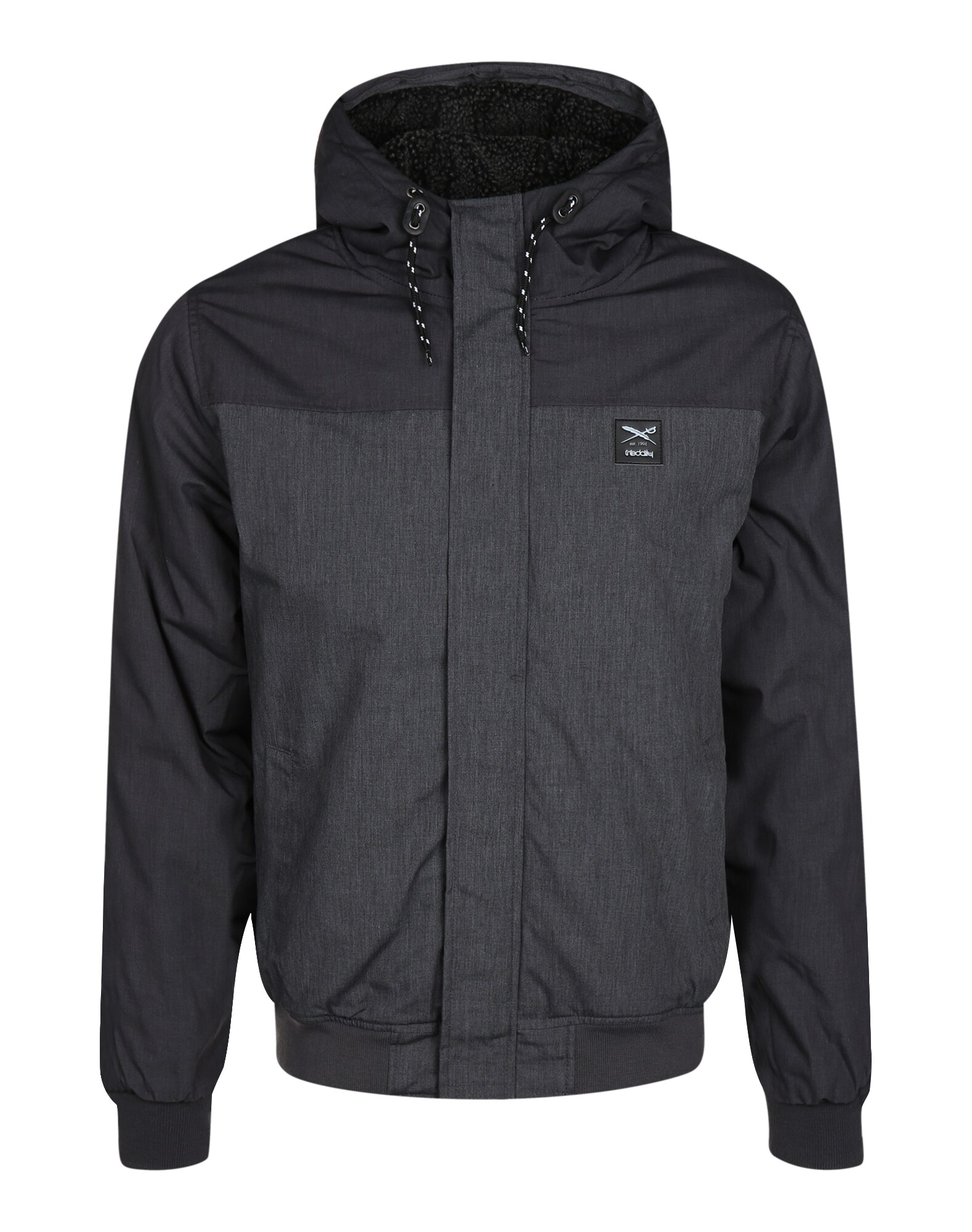 Iriedaily Heren Winterjas Antraciet iriedaily kopen in de aanbieding