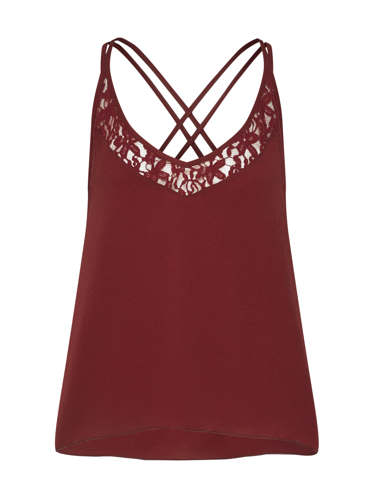 About You Dames Top Alina Bordeaux about you kopen in de aanbieding