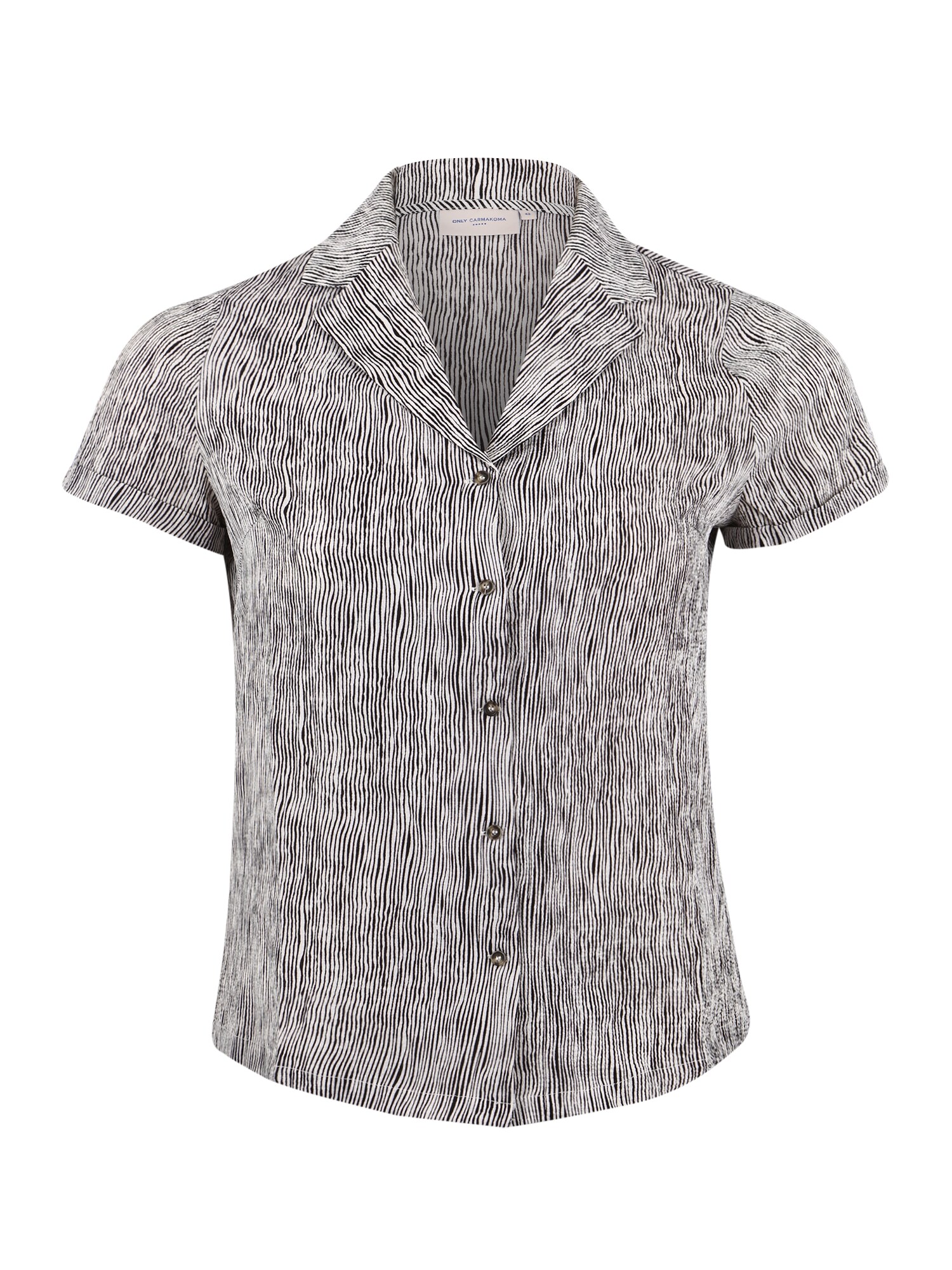 Only Carmakoma Dames Blouse Riley Zwart Wit only carmakoma kopen in de aanbieding