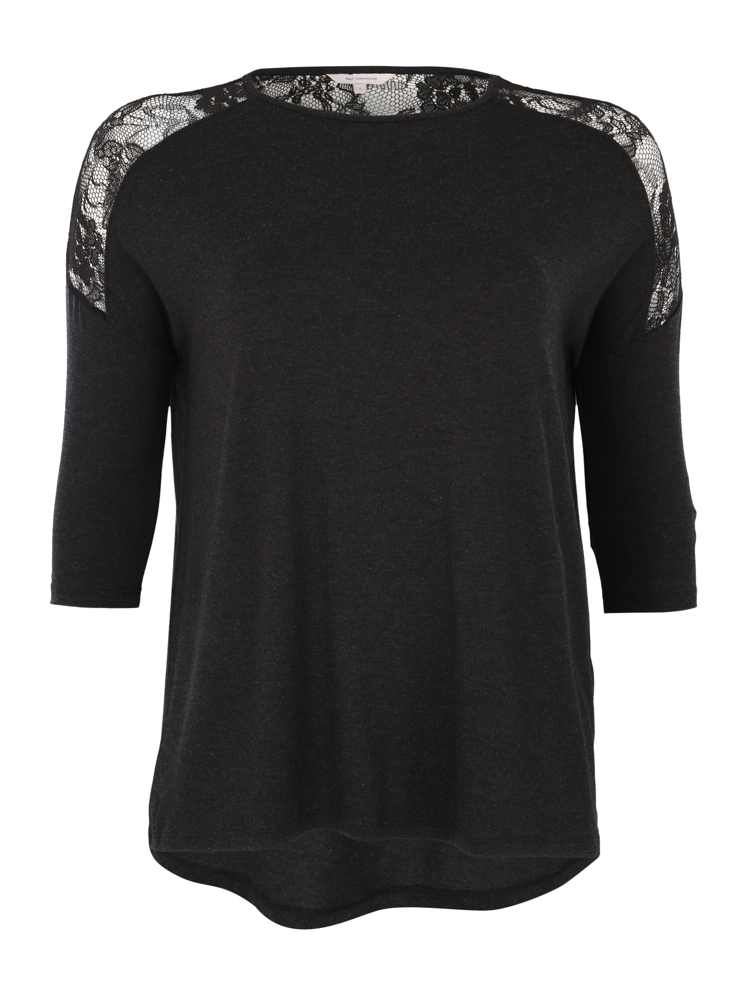 Only Carmakoma Dames Shirt Antraciet only carmakoma kopen in de aanbieding