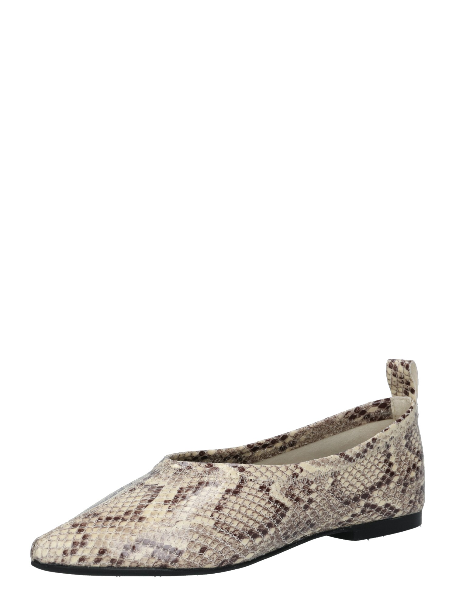 NA-KD Balerinos 'Pointy'  smėlio / tamsiai ruda