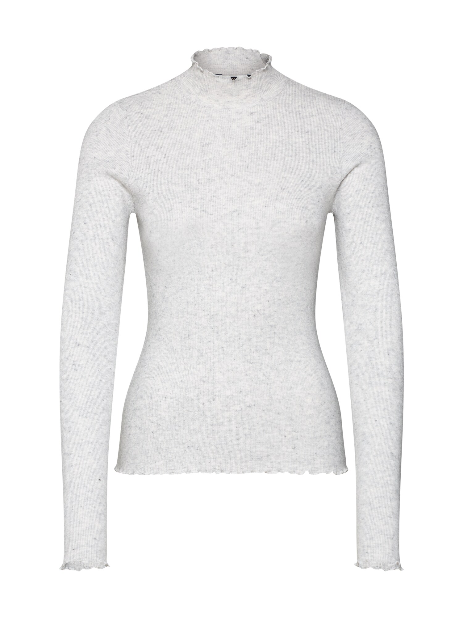 Review Dames Trui Rolled Edge Rib Grijs review kopen in de aanbieding