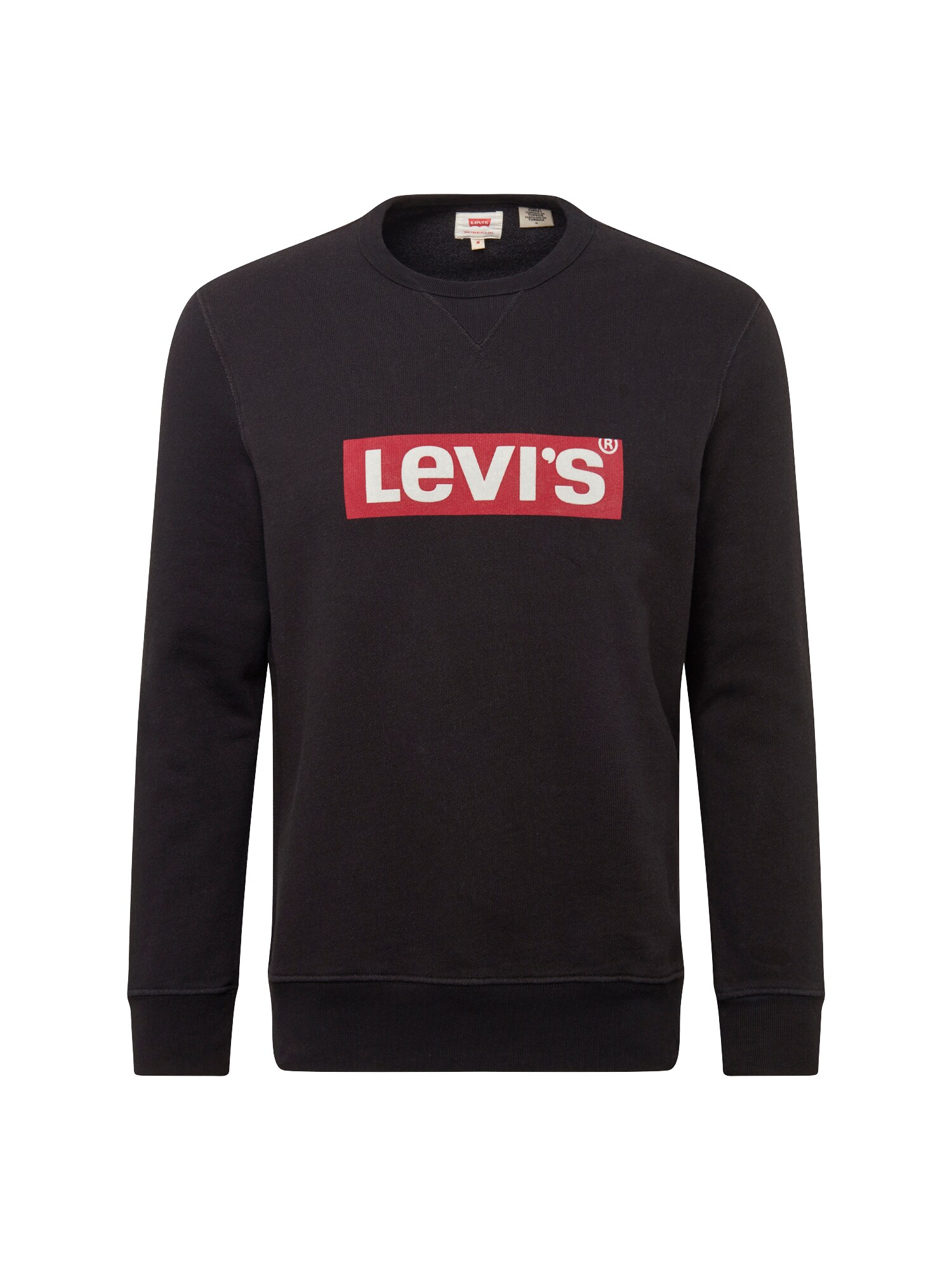 Levis Heren Sweatshirt Graphic Crew B Rood Zwart Wit levis kopen in de aanbieding