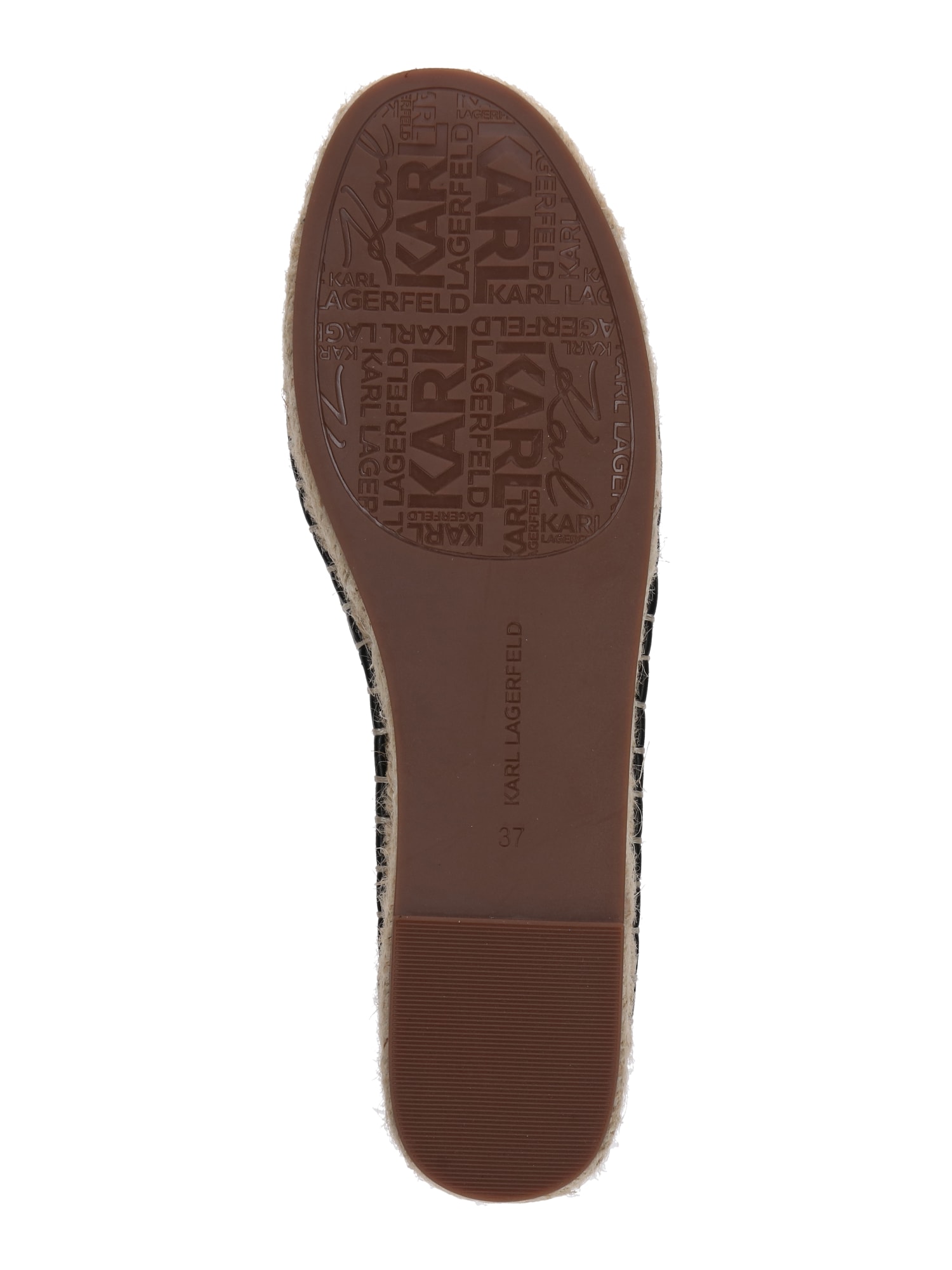 Karl Lagerfeld Espadrilky 'KAMINI' čierna (obrázok 3)