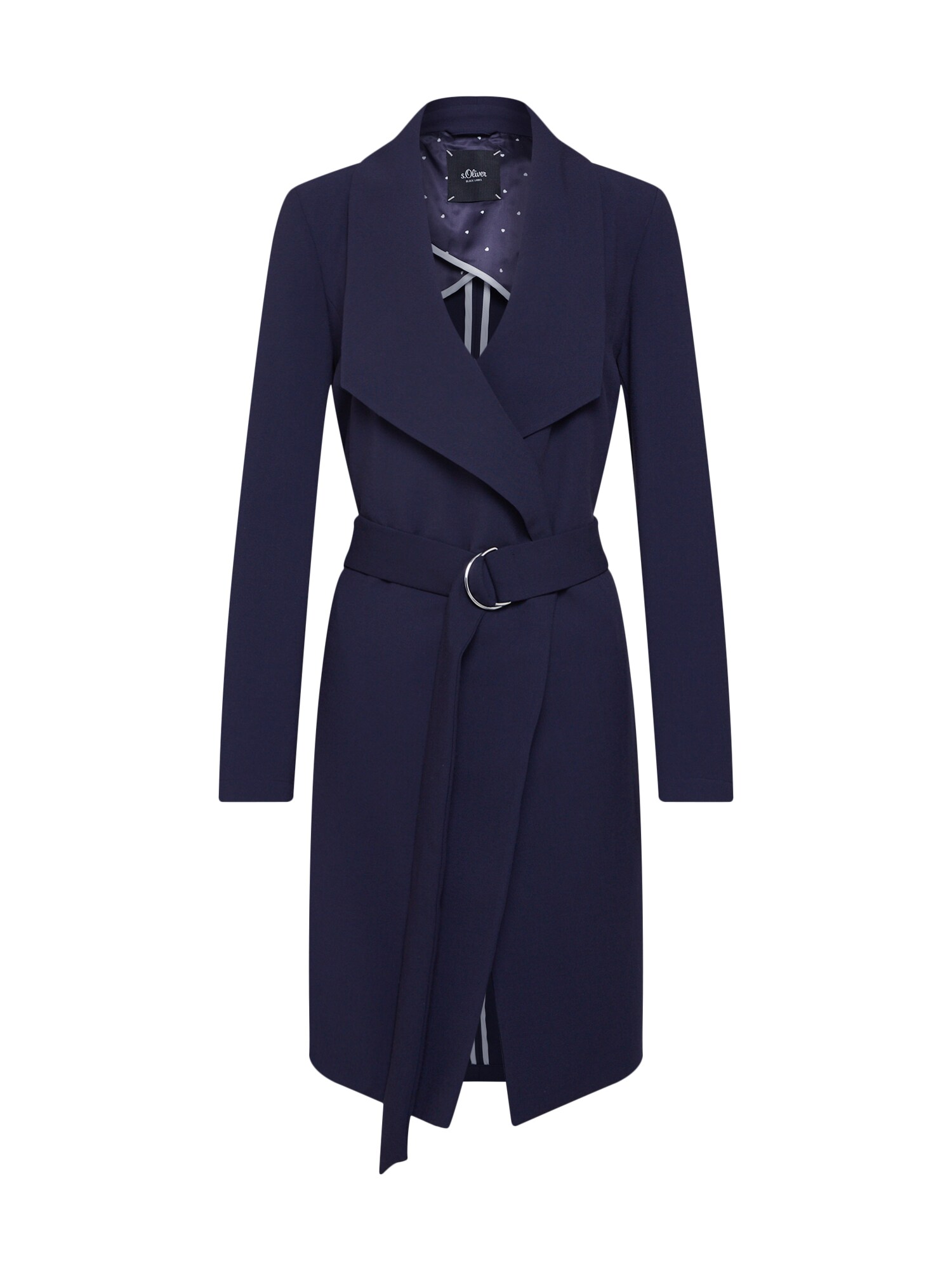 Soliver Black Label Dames Tussenmantel Blauw soliver black label kopen in de aanbieding