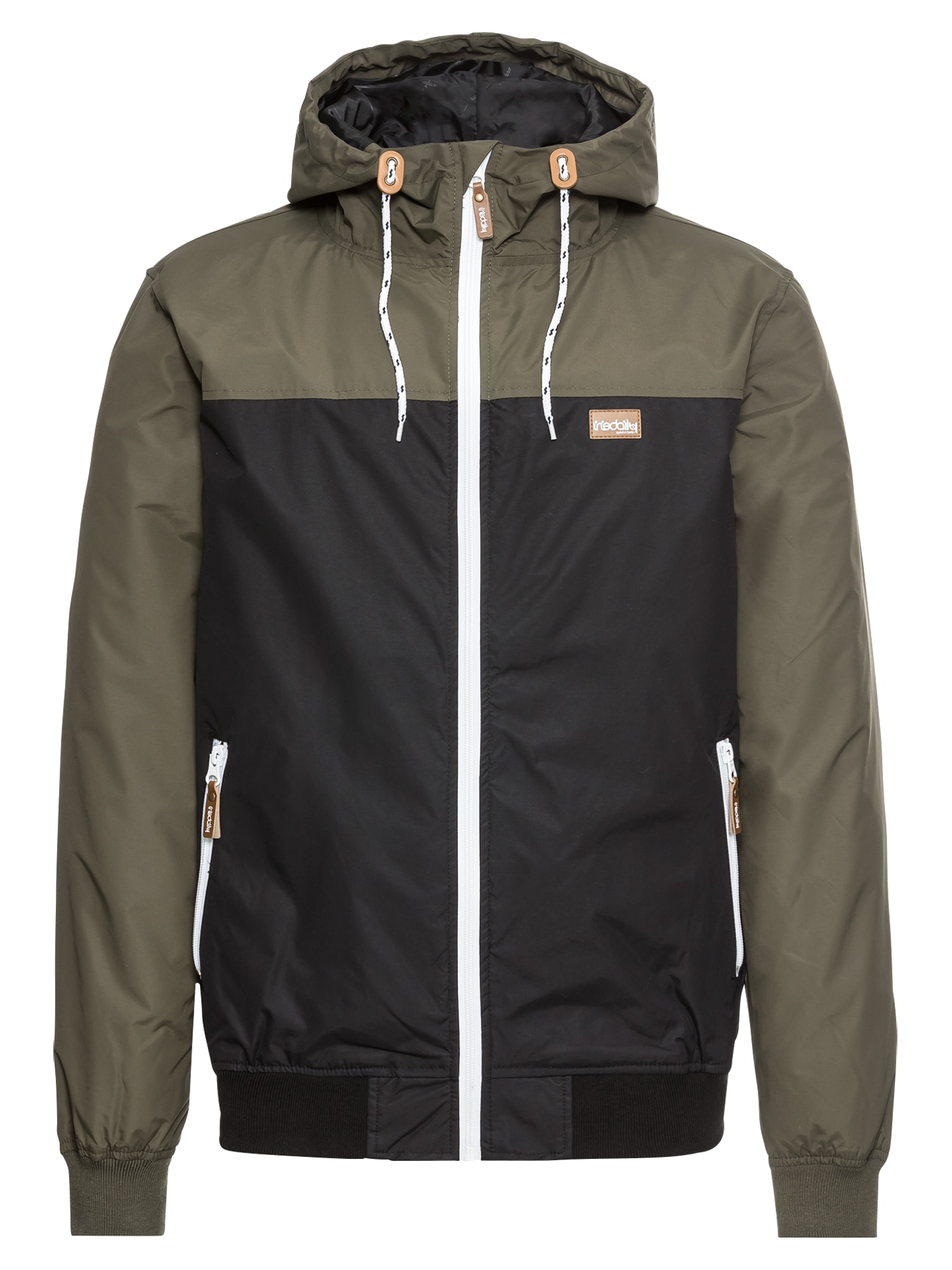 Iriedaily Geacă de primăvară-toamnă 'Auf Deck'  maro / oliv / negru / alb