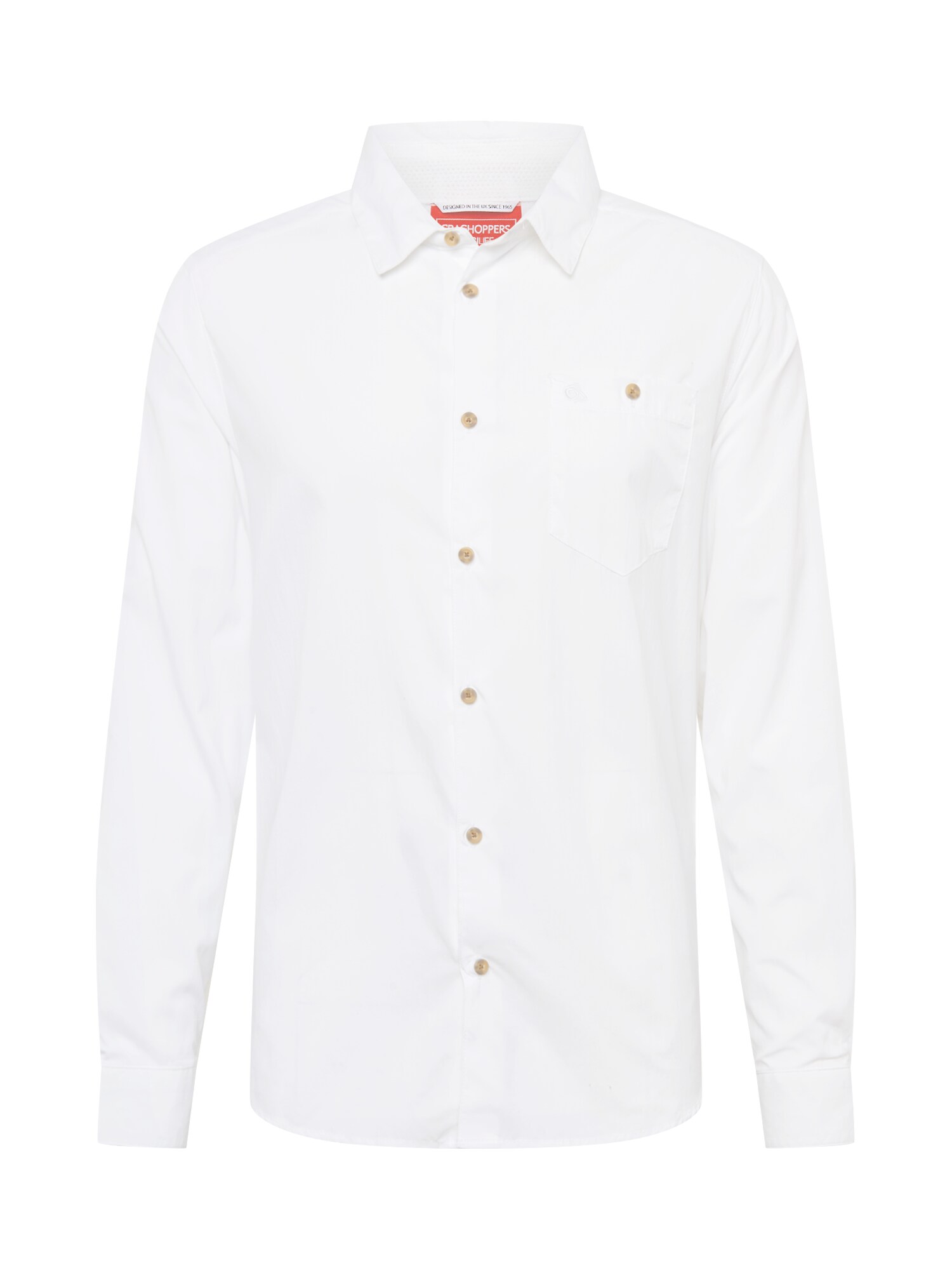CRAGHOPPERS Funkciniai marškiniai 'Nuoro'  balta