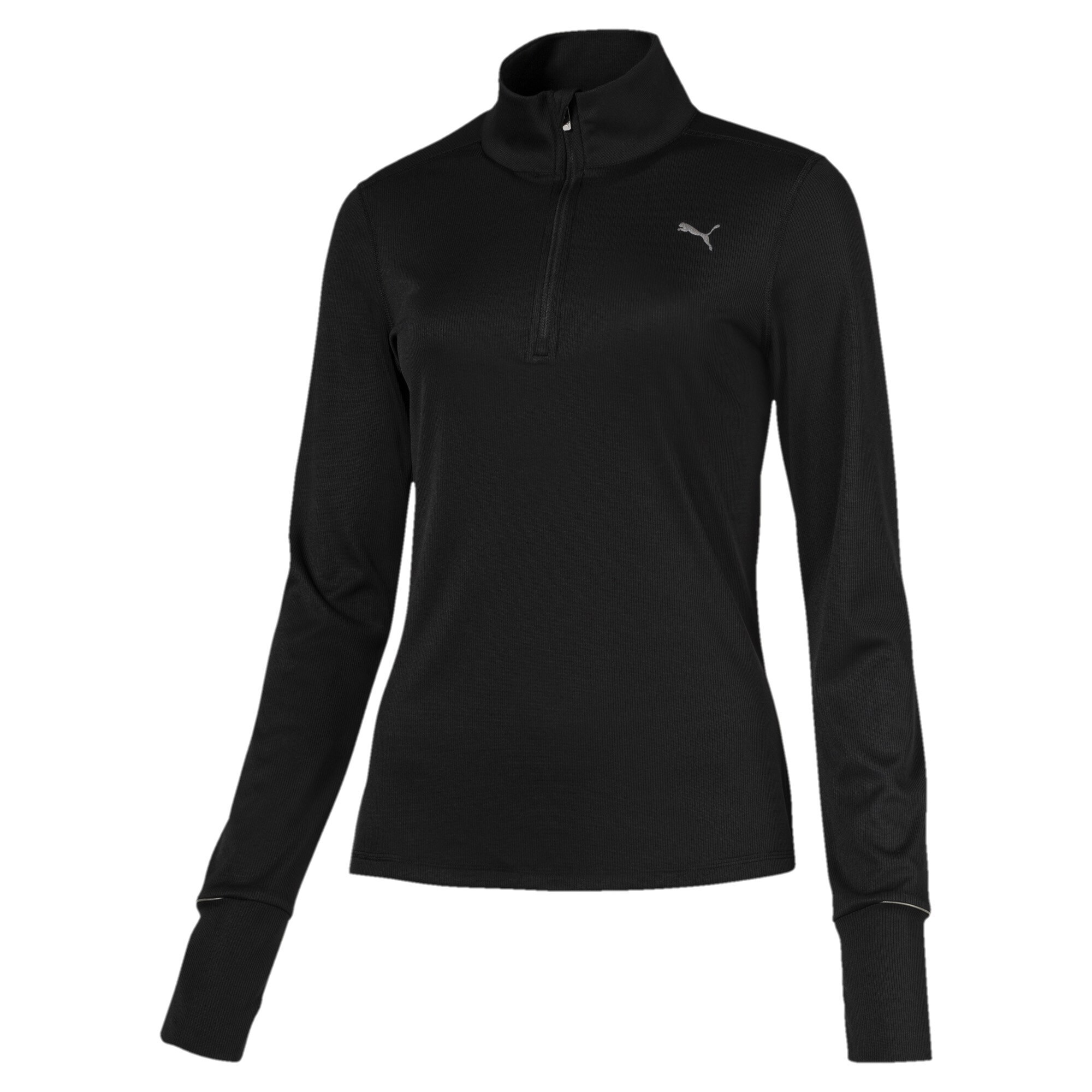 Puma Dames Sportief Sweatshirt Ignite Zwart puma kopen in de aanbieding