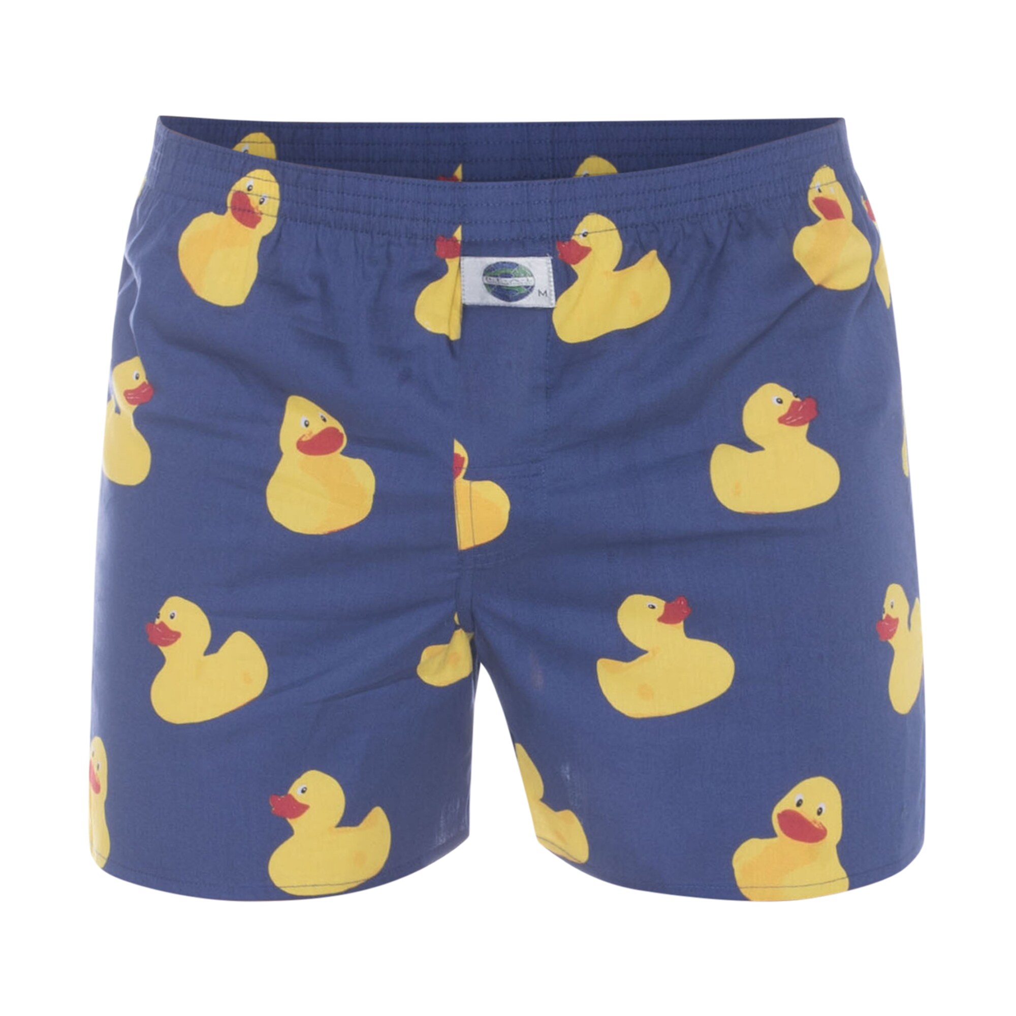 Deal International Heren Boxershorts Duck Donkerblauw Geel deal international kopen in de aanbieding