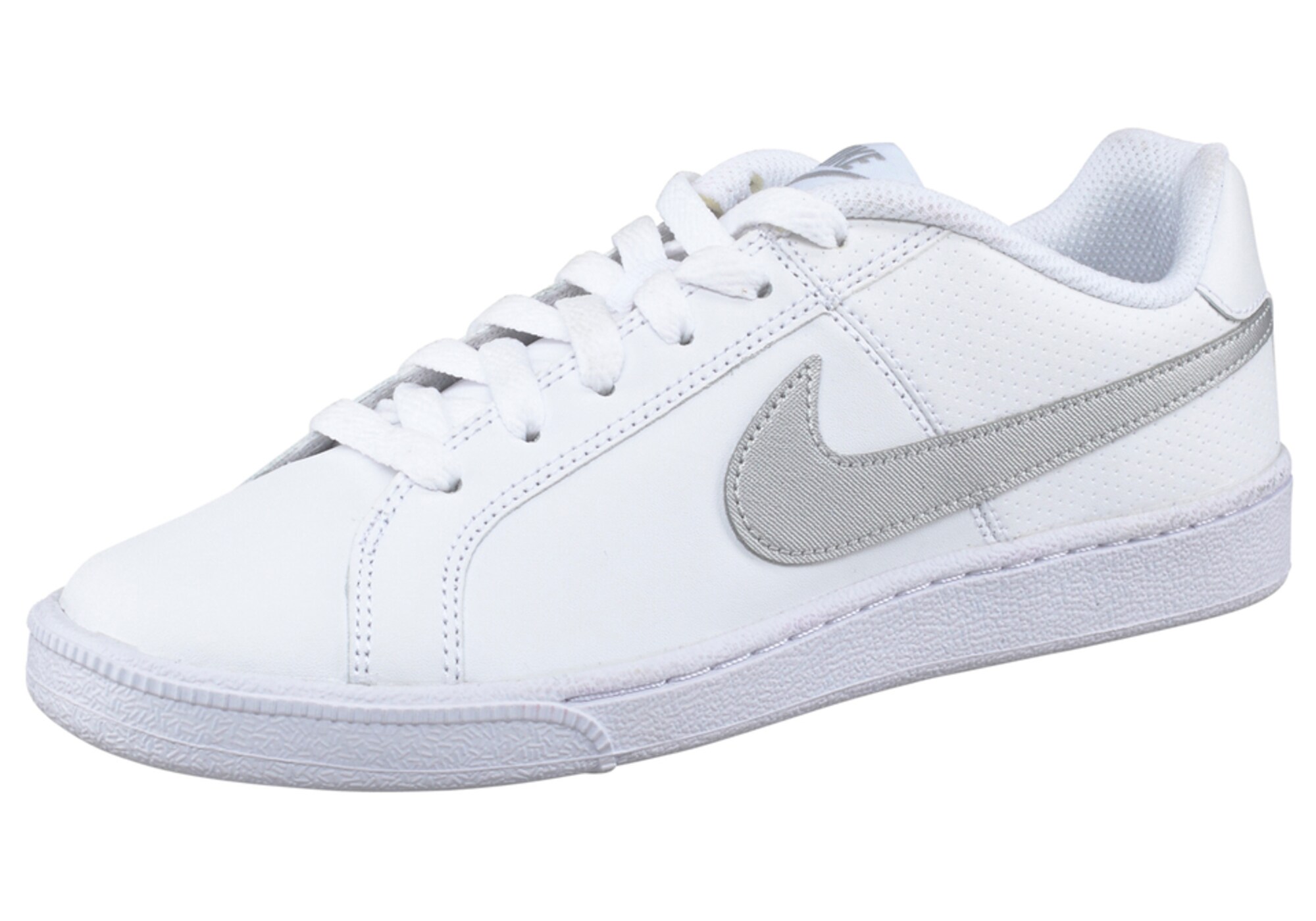 Nike Sportswear Sportbačiai be auliuko 'Court Royale'  balta / pilka