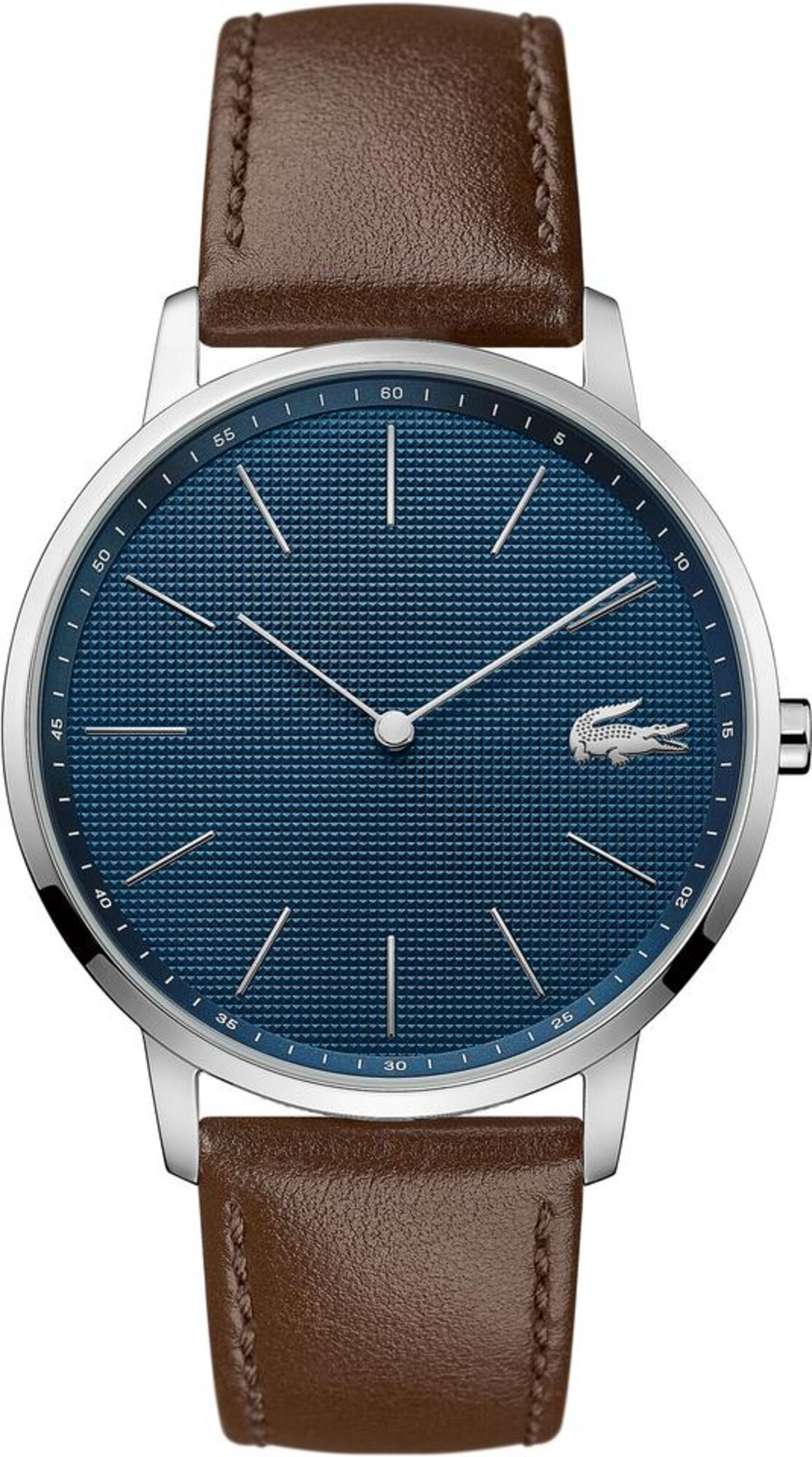 LACOSTE Uhr ''''Moon'''' dunkelblau / braun / silber