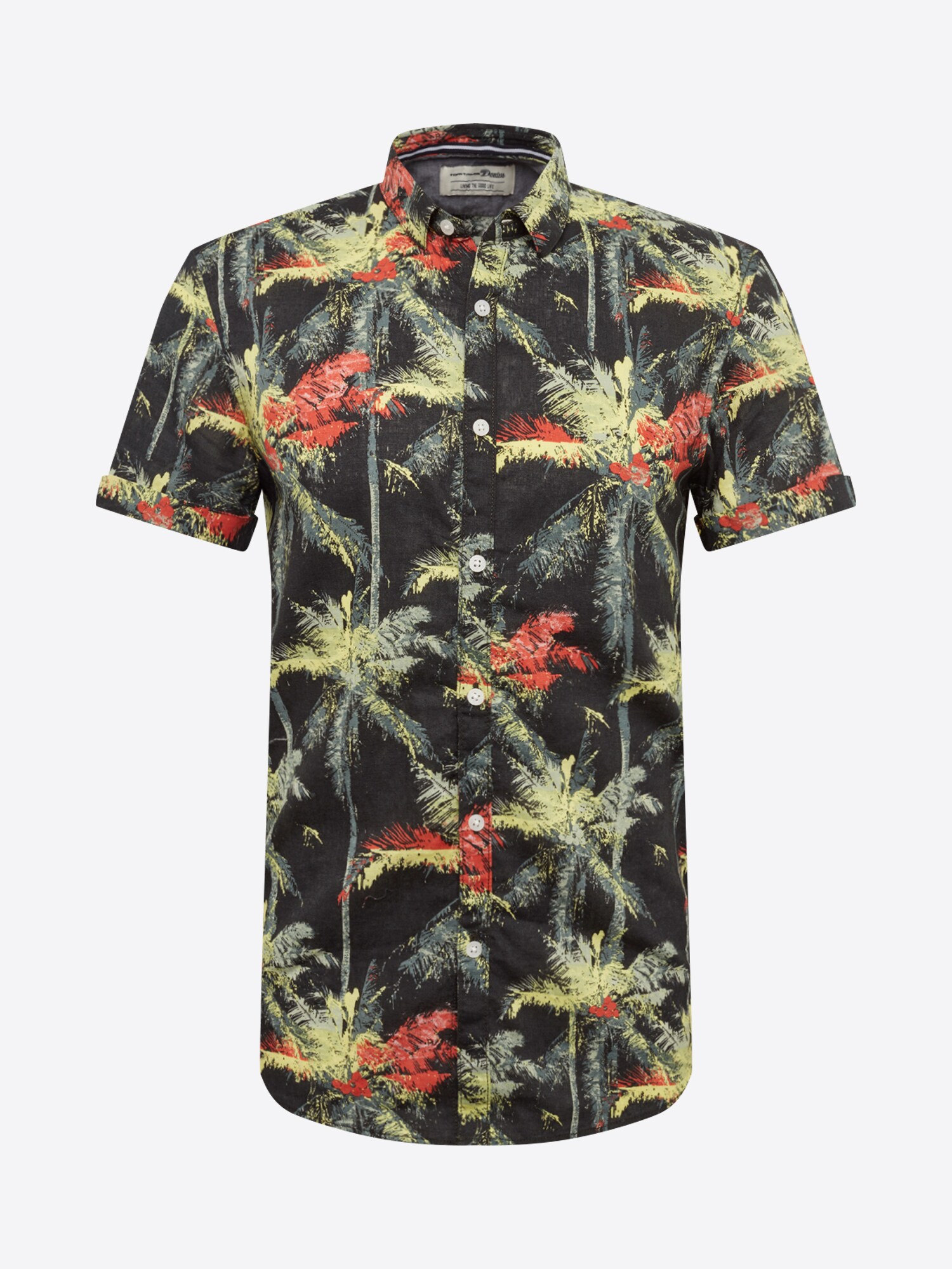 Tom Tailor Denim Heren Overhemd Gemengde Kleuren tom tailor denim kopen in de aanbieding