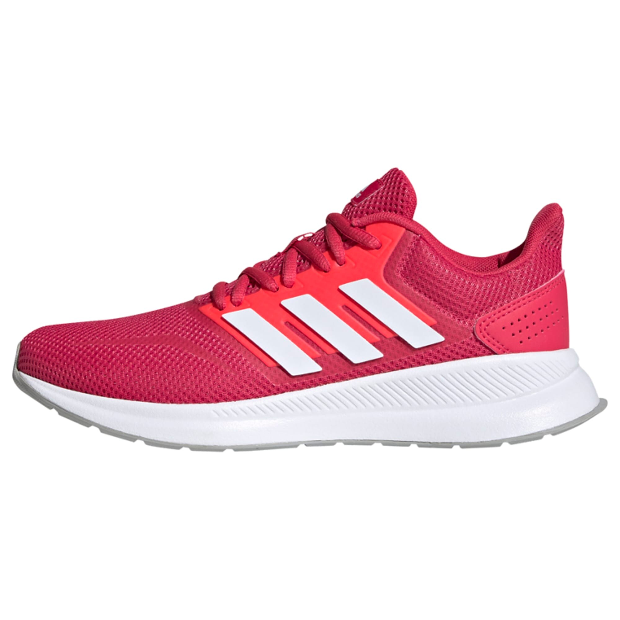ADIDAS PERFORMANCE Bėgimo batai 'Runfalcon '  balta / šviesiai raudona / vyšninė spalva