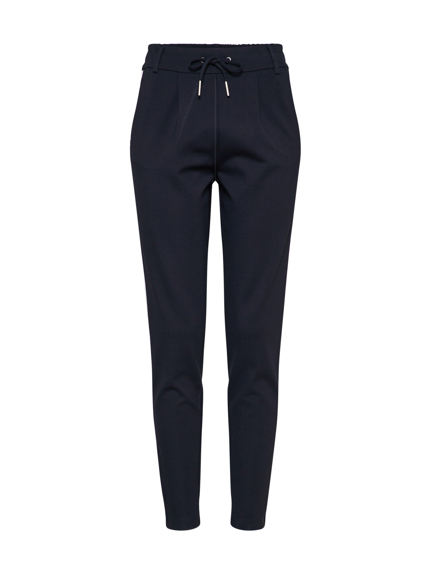 Only Dames Bandplooibroek Onlpoptrash Easy Sport Nachtblauw Rood Wit only kopen in de aanbieding