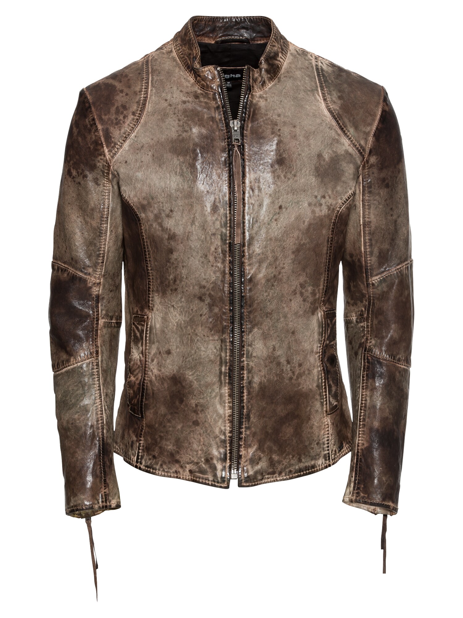 Tigha Heren Tussenjas Keaton Bruin Donkergrijs tigha kopen in de aanbieding