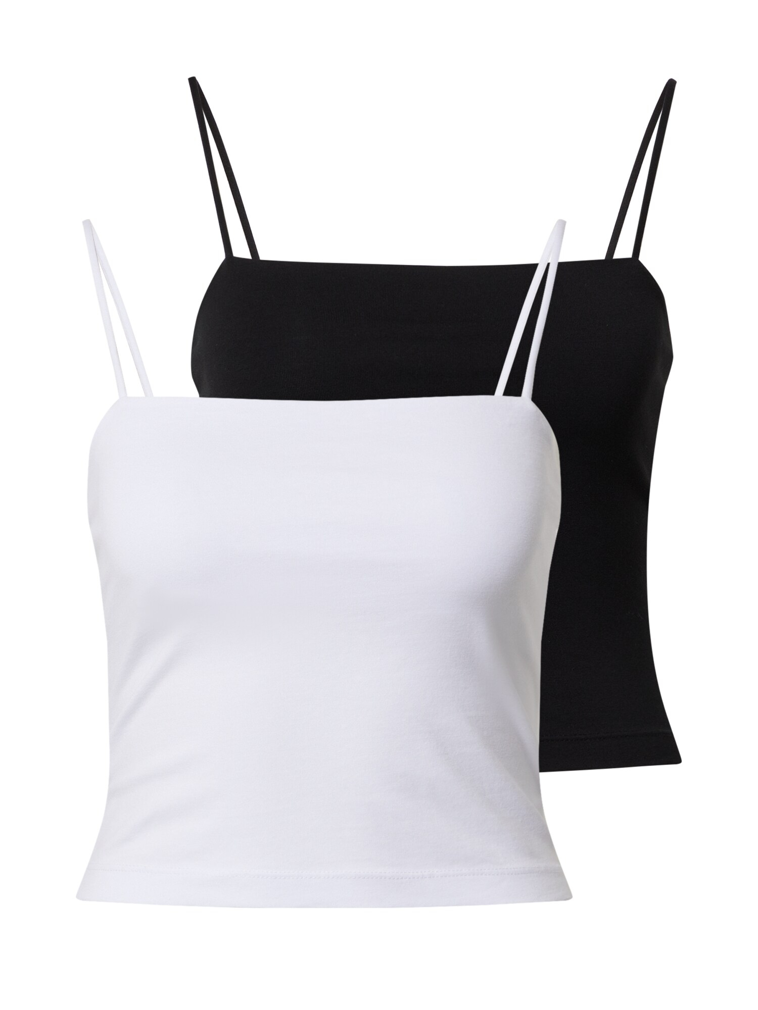 Gina Tricot Palaidinė be rankovių  balta / juoda