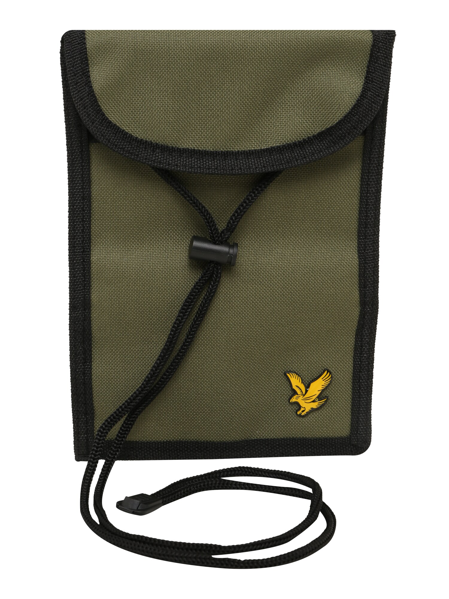 Lyle & Scott Rankinė su ilgu dirželiu  rusvai žalia / juoda / geltona