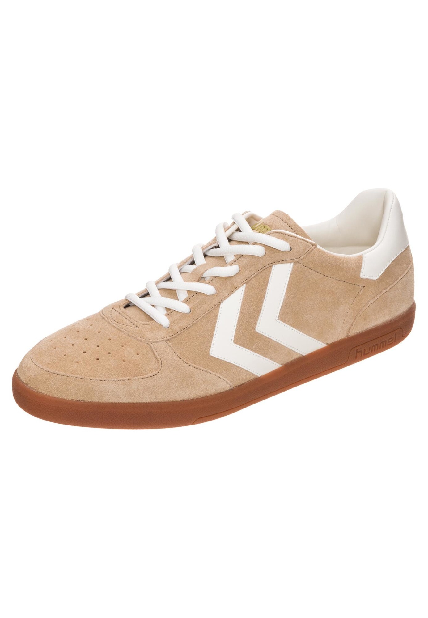 Hummel Heren Sportschoen Victory Sand Bruin Natuurwit hummel kopen in de aanbieding