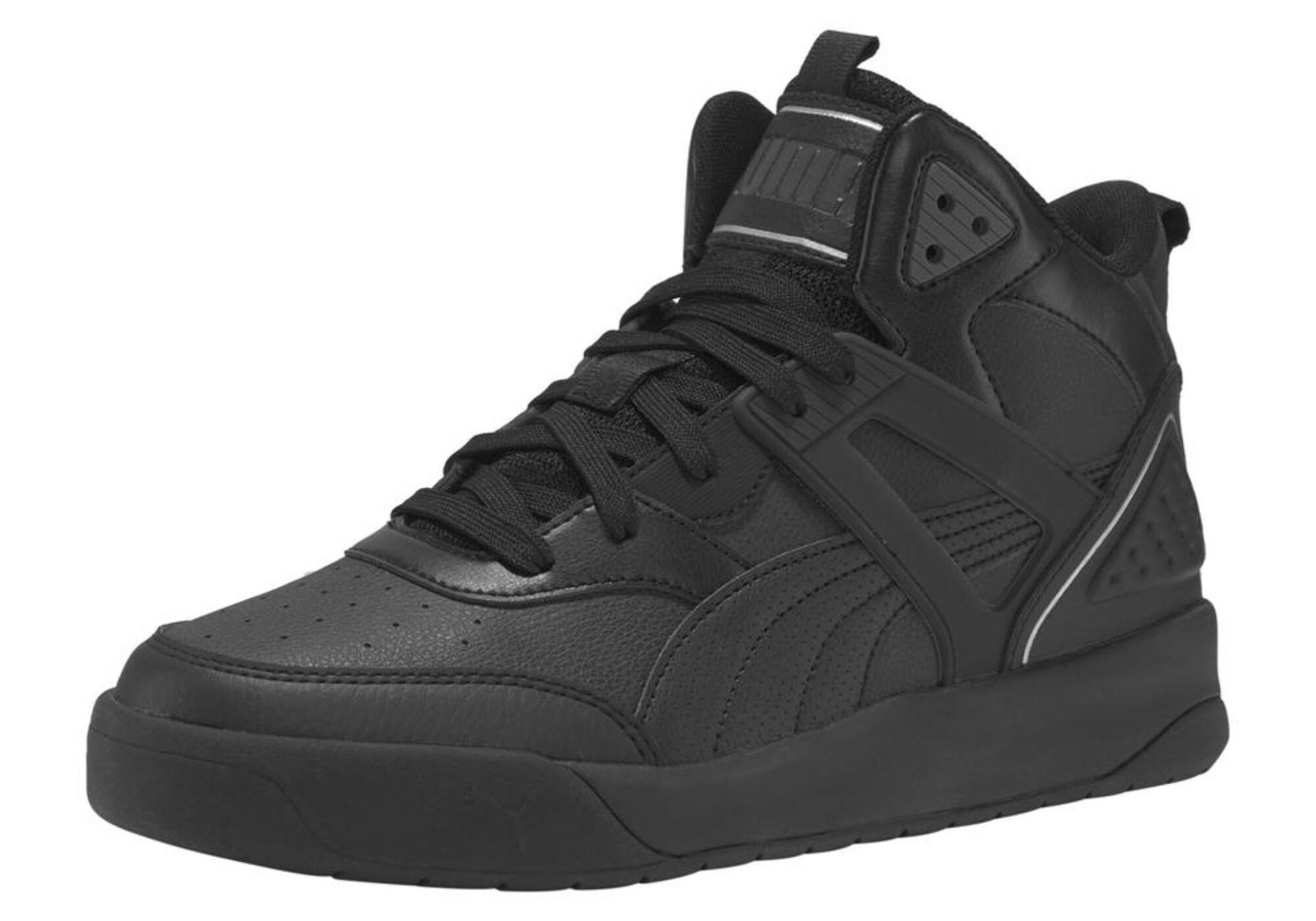 PUMA Sportbačiai be auliuko  juoda / pilka