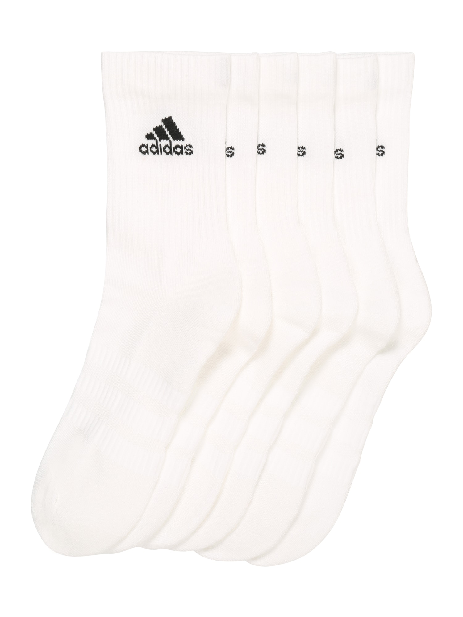 ADIDAS PERFORMANCE Sportinės kojinės 'CUSH CRW 6PP'  juoda / balta