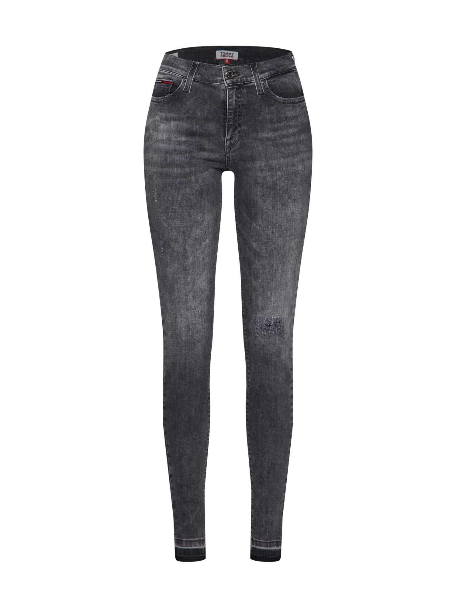 Tommy Jeans Dames Mid Rise Skinny Nora Snstgr Grey Denim tommy jeans kopen in de aanbieding