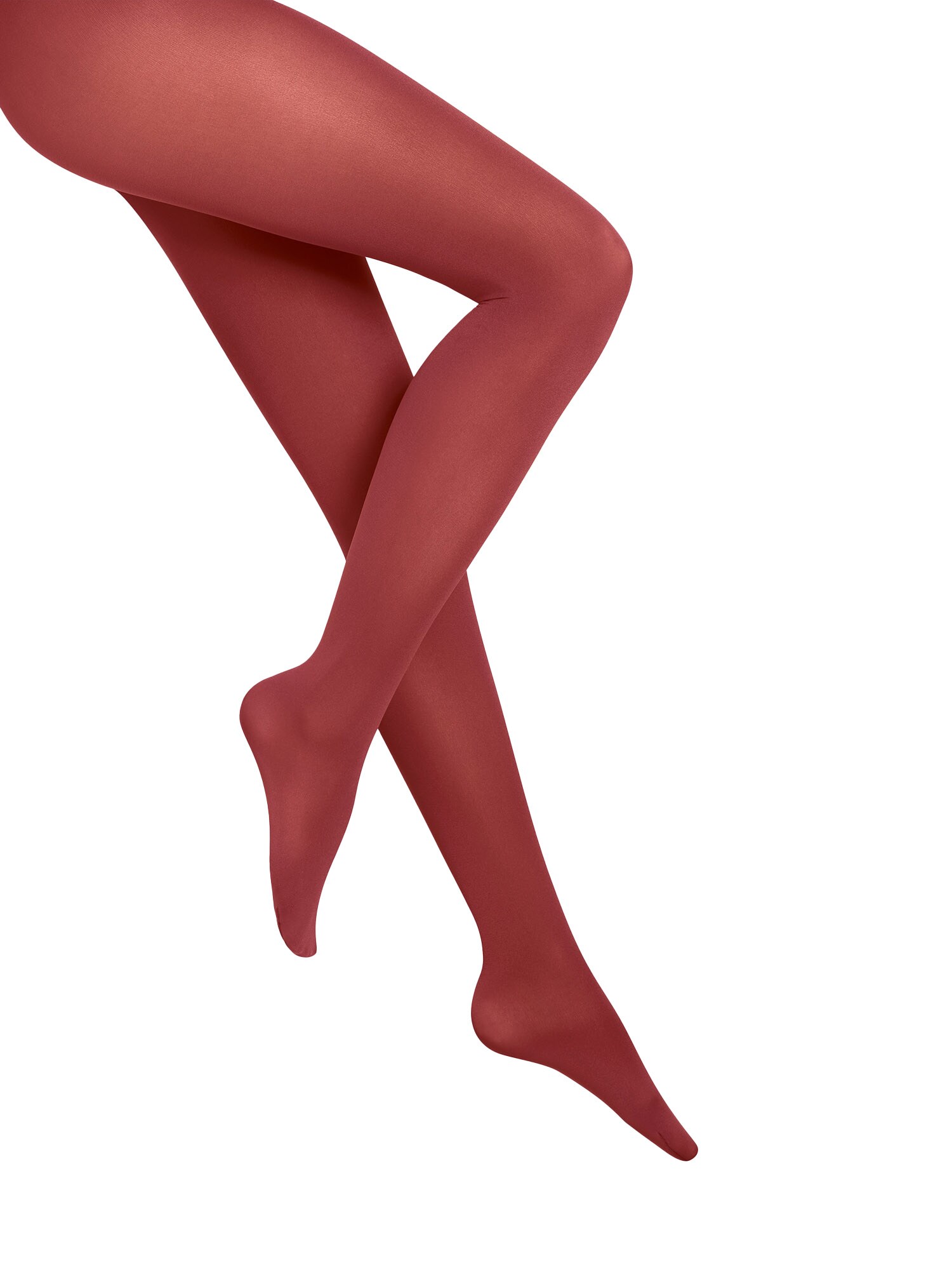 Wolford Permatomos pėdkelnės 'Velvet de Luxe 66 Comfort Tigh'  raudona