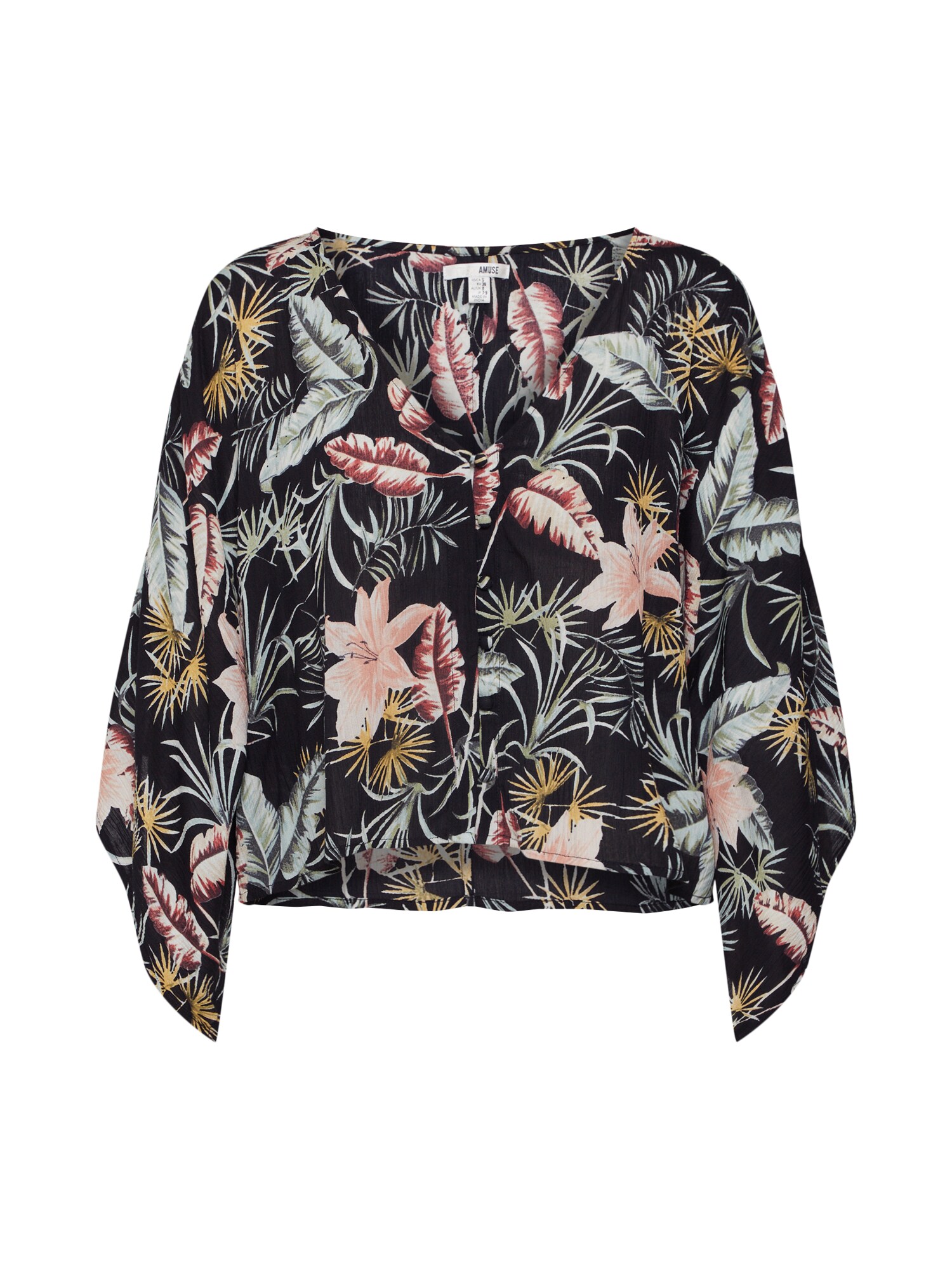 Amuse Society Dames Blouse Brisa Woven Zwart amuse society kopen in de aanbieding