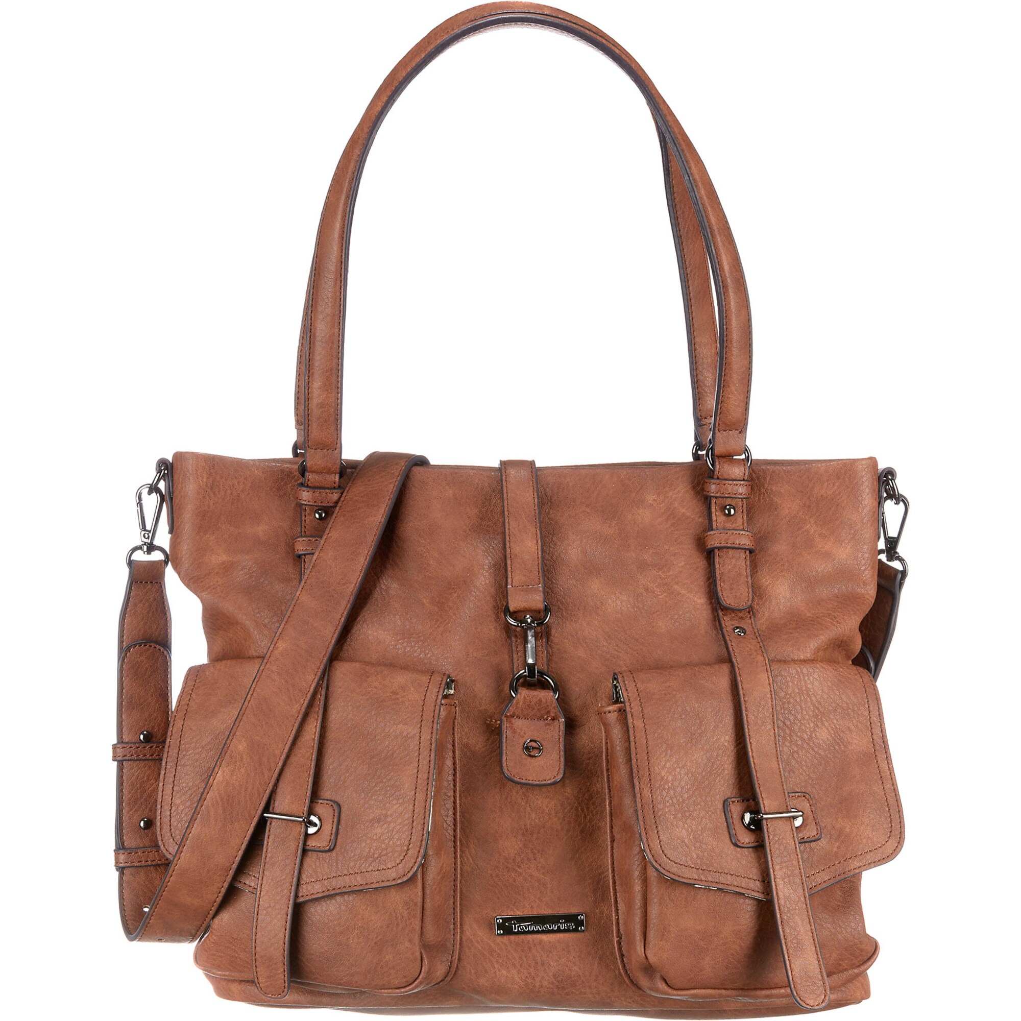 Tamaris Dames Shopper Bernadette Cognac tamaris kopen in de aanbieding