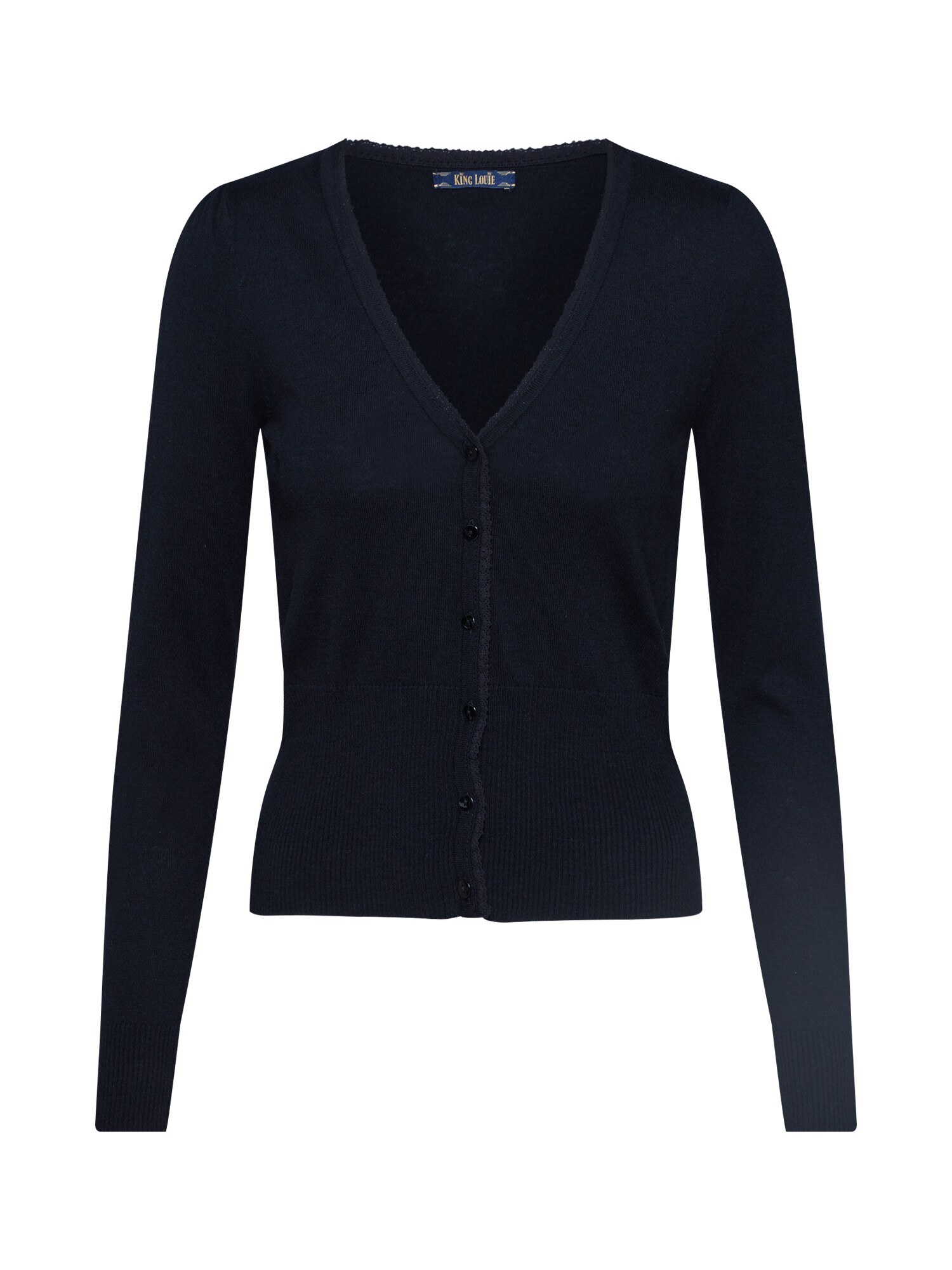 King Louie Megztinis 'Cardi Cocoon'  juoda