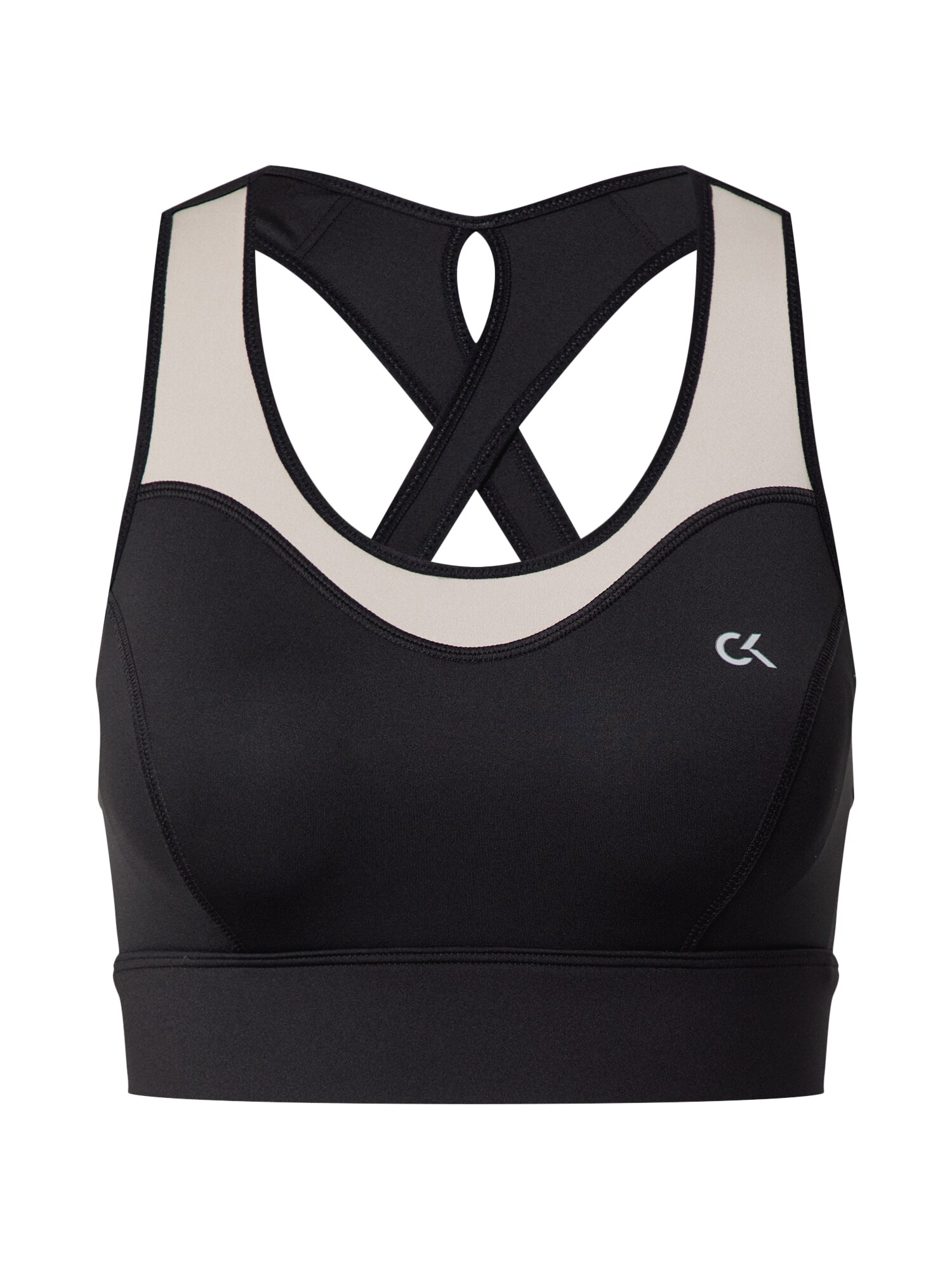 Calvin Klein Performance Sportinė liemenėlė 'Impact'  juoda / rožinė
