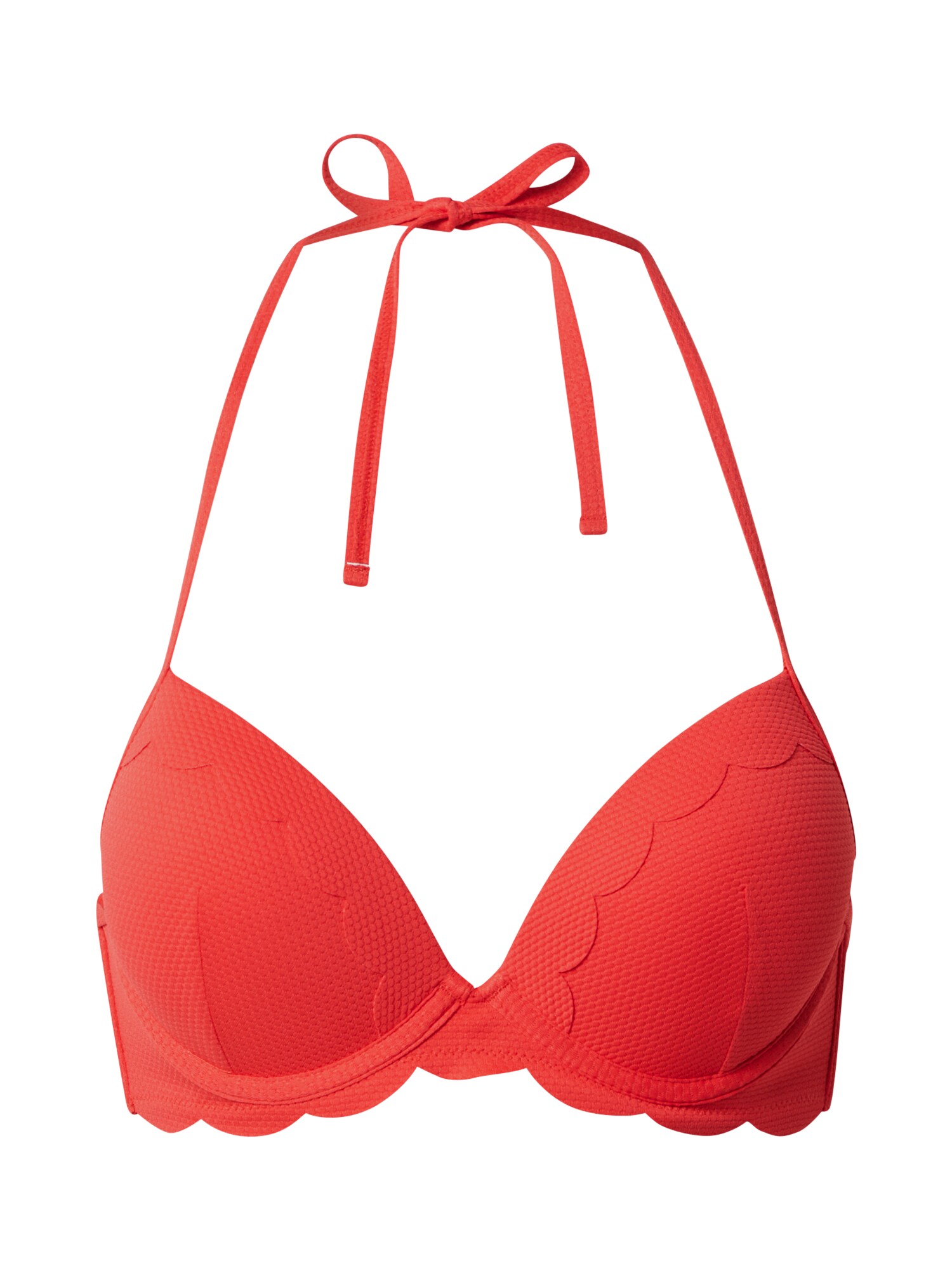 Hunkemöller Bikinio viršutinė dalis 'AB EXCL Scallop'  raudona
