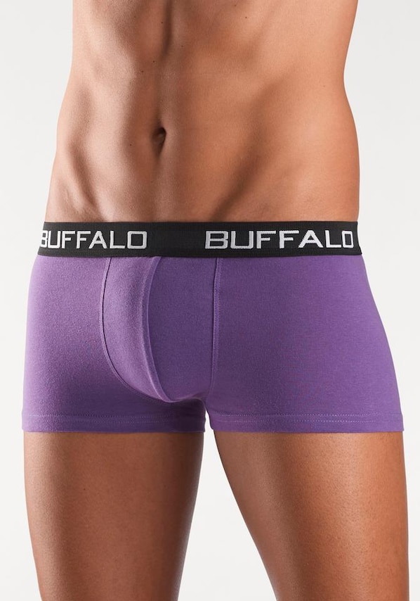 BUFFALO, Boxeralsók, sárga, lila & piros, 5 kép a 12 közül