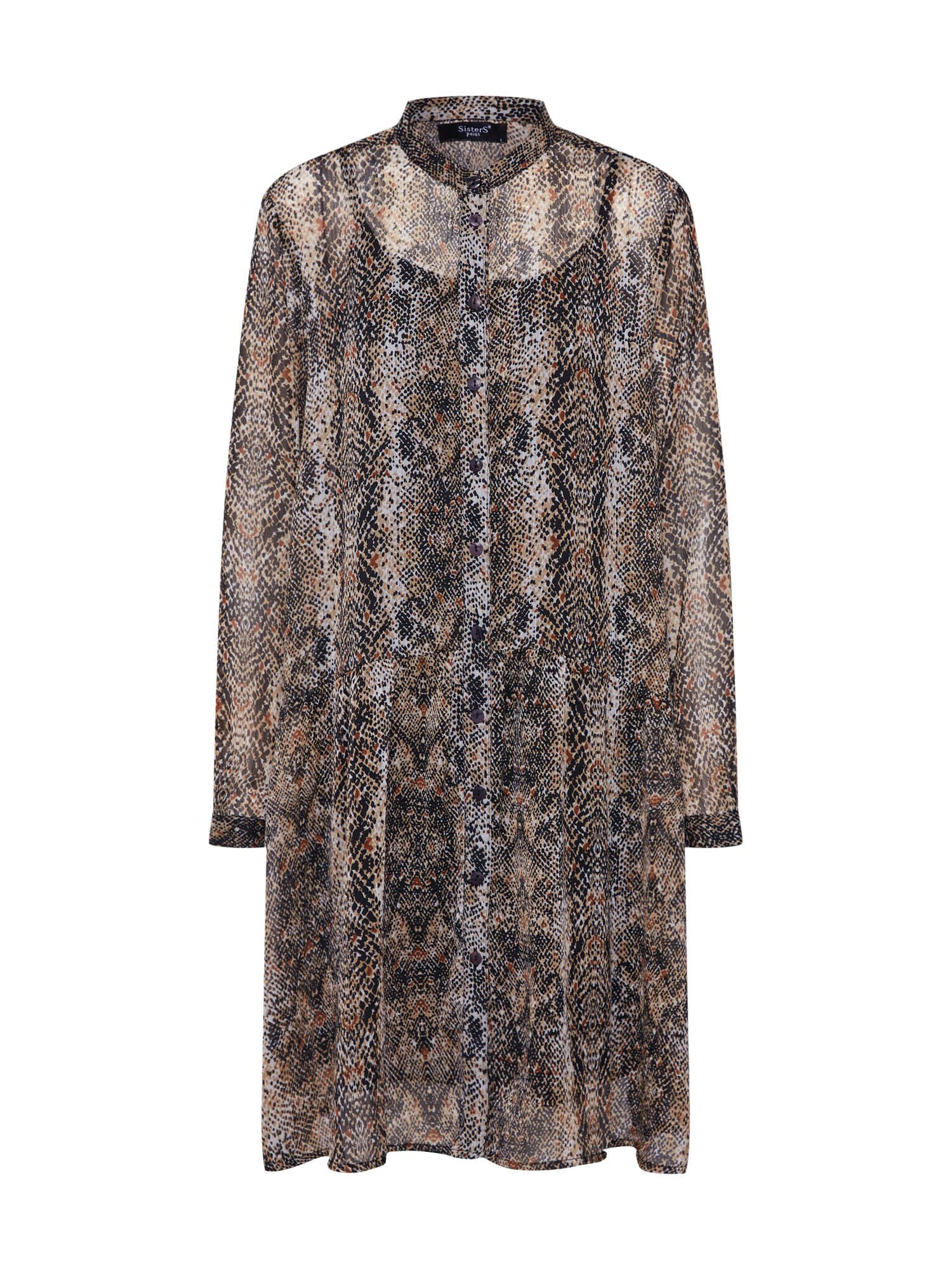 Sisters Point Dames Jurk Ane Dr Bruin Zwart sisters point kopen in de aanbieding