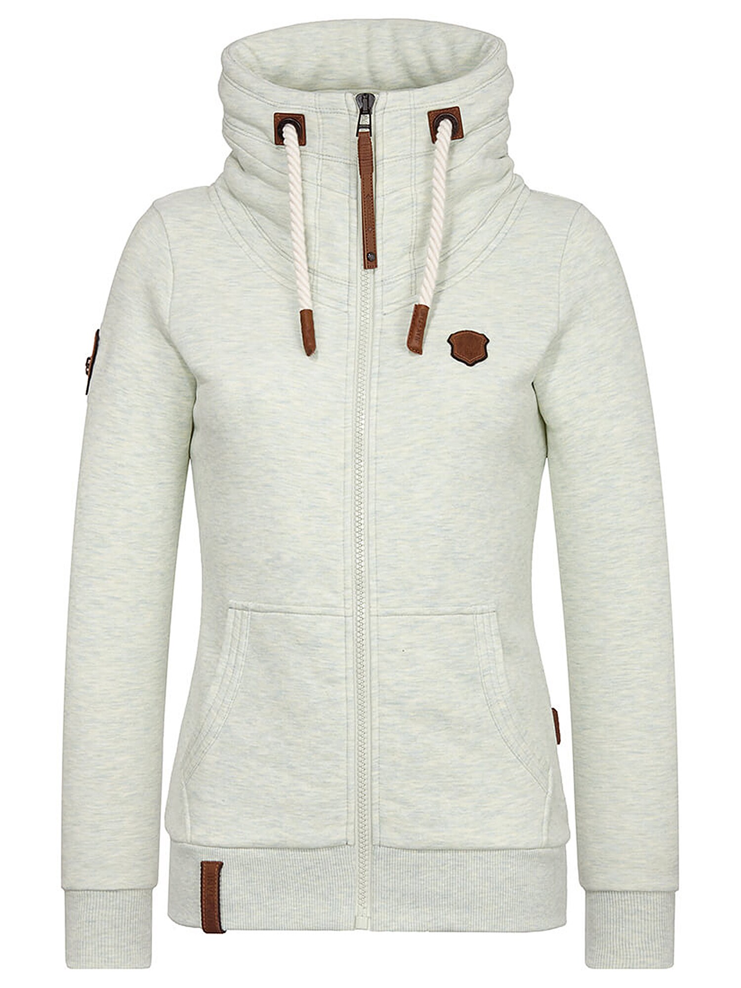 Naketano Dames Sweatvest Pastelgroen naketano kopen in de aanbieding