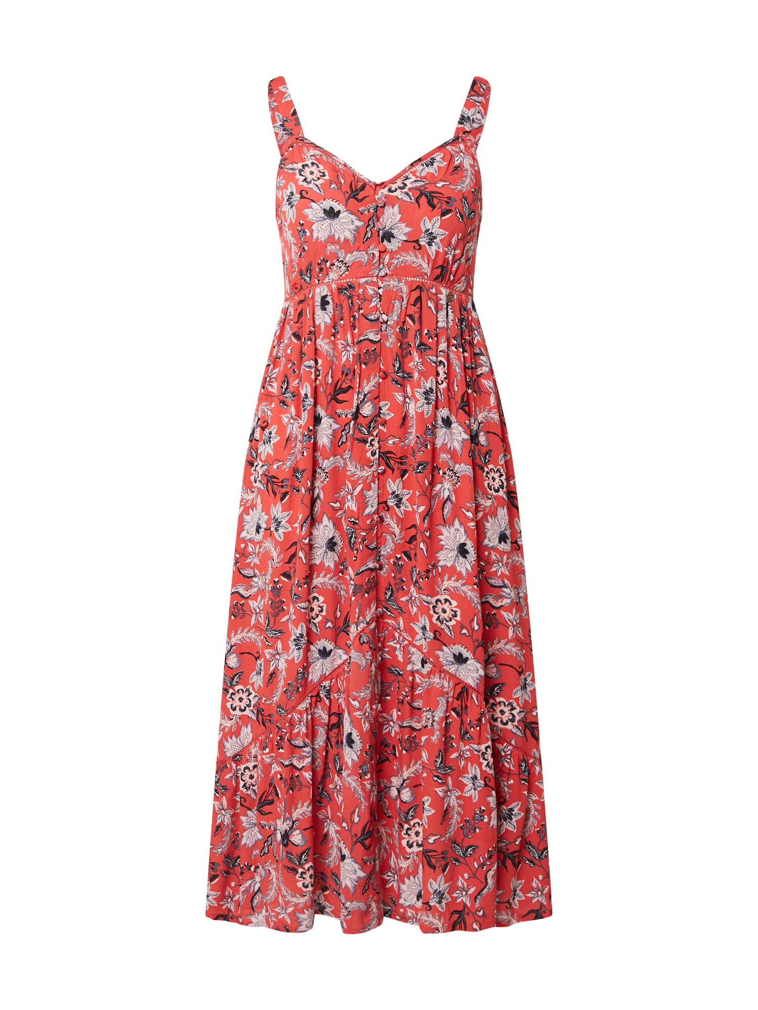 Superdry Suknelė  mišrios spalvos / raudona