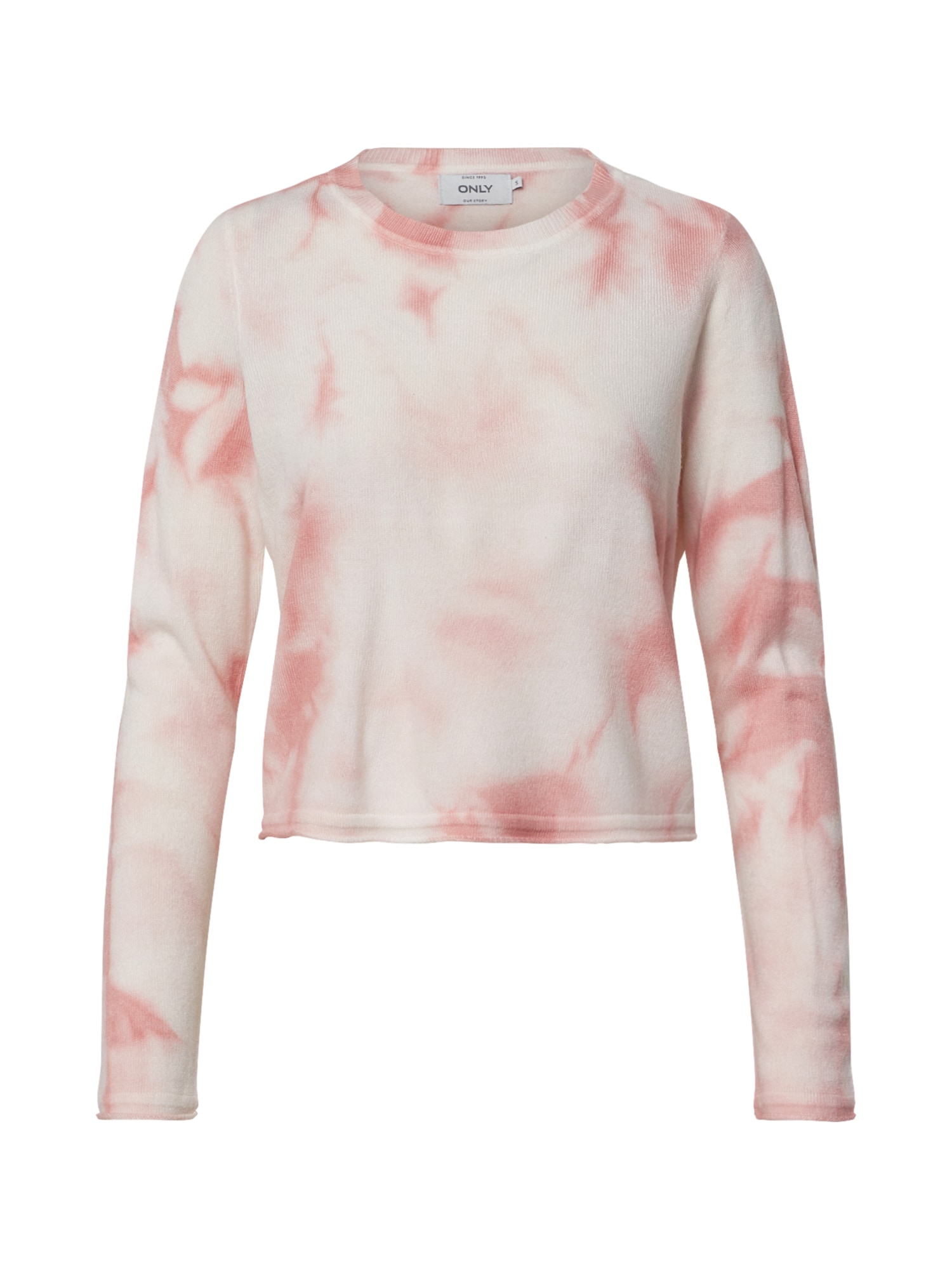 ONLY Megztinis 'ONLTIE L/S PULLOVER KNT'  rožių spalva / balkšva