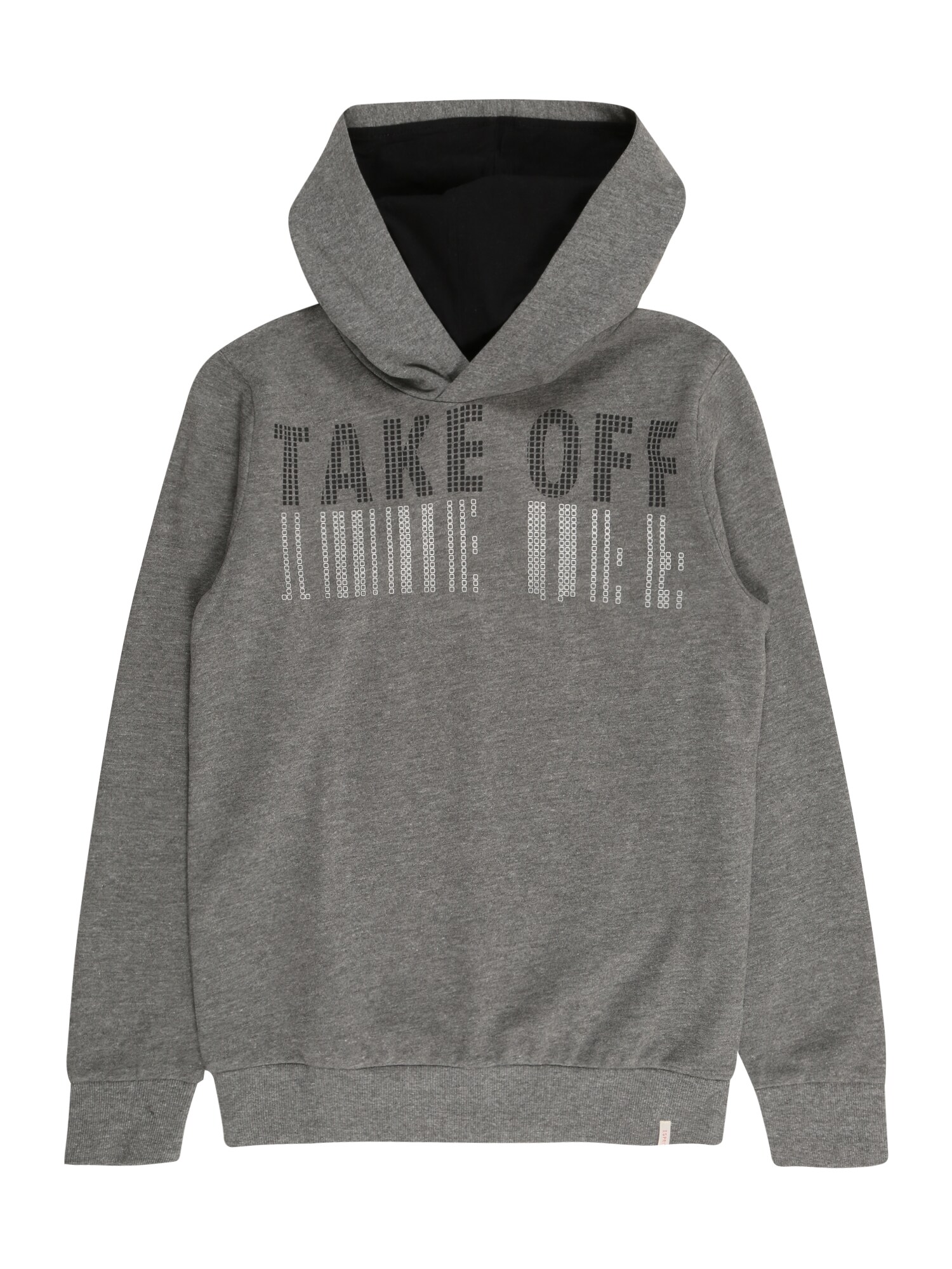 Esprit Jongens Sweatshirt Lichtgrijs Grijs Gemeleerd Zwart esprit kopen in de aanbieding