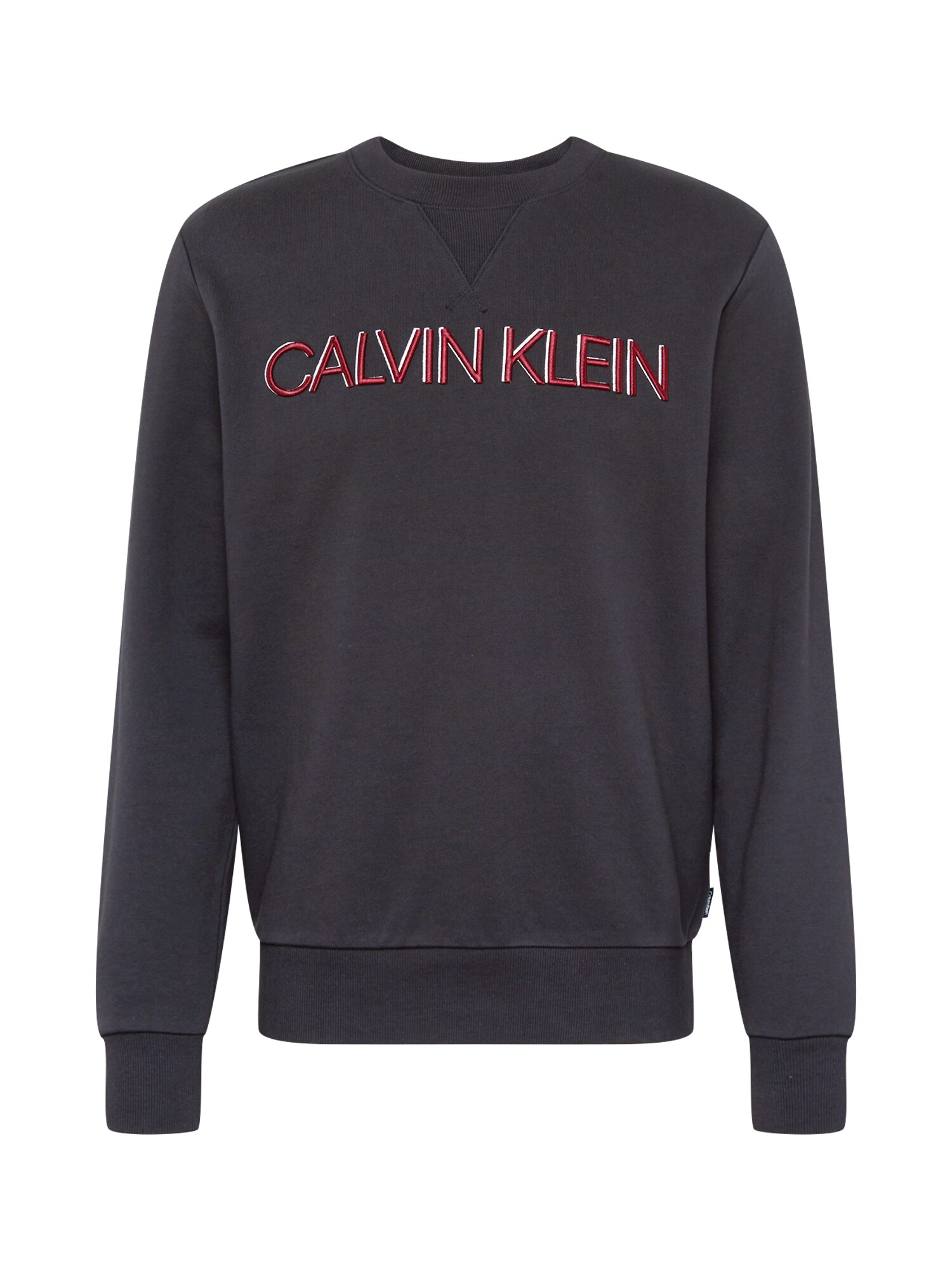 Calvin Klein Megztinis be užsegimo  raudona / juoda