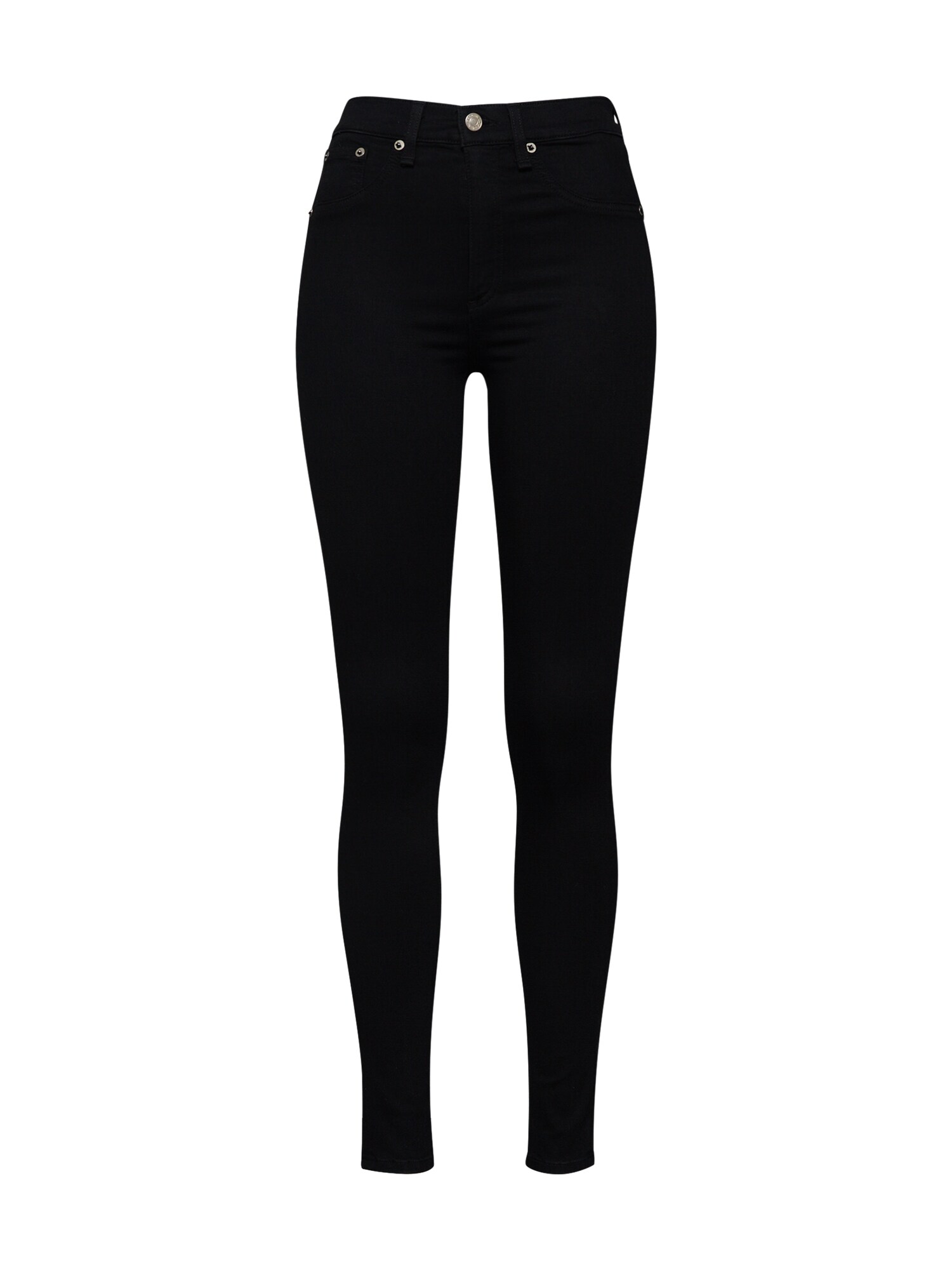 Rag Bone Dames Jeans 10 Inch Skinny Zwart rag bone kopen in de aanbieding
