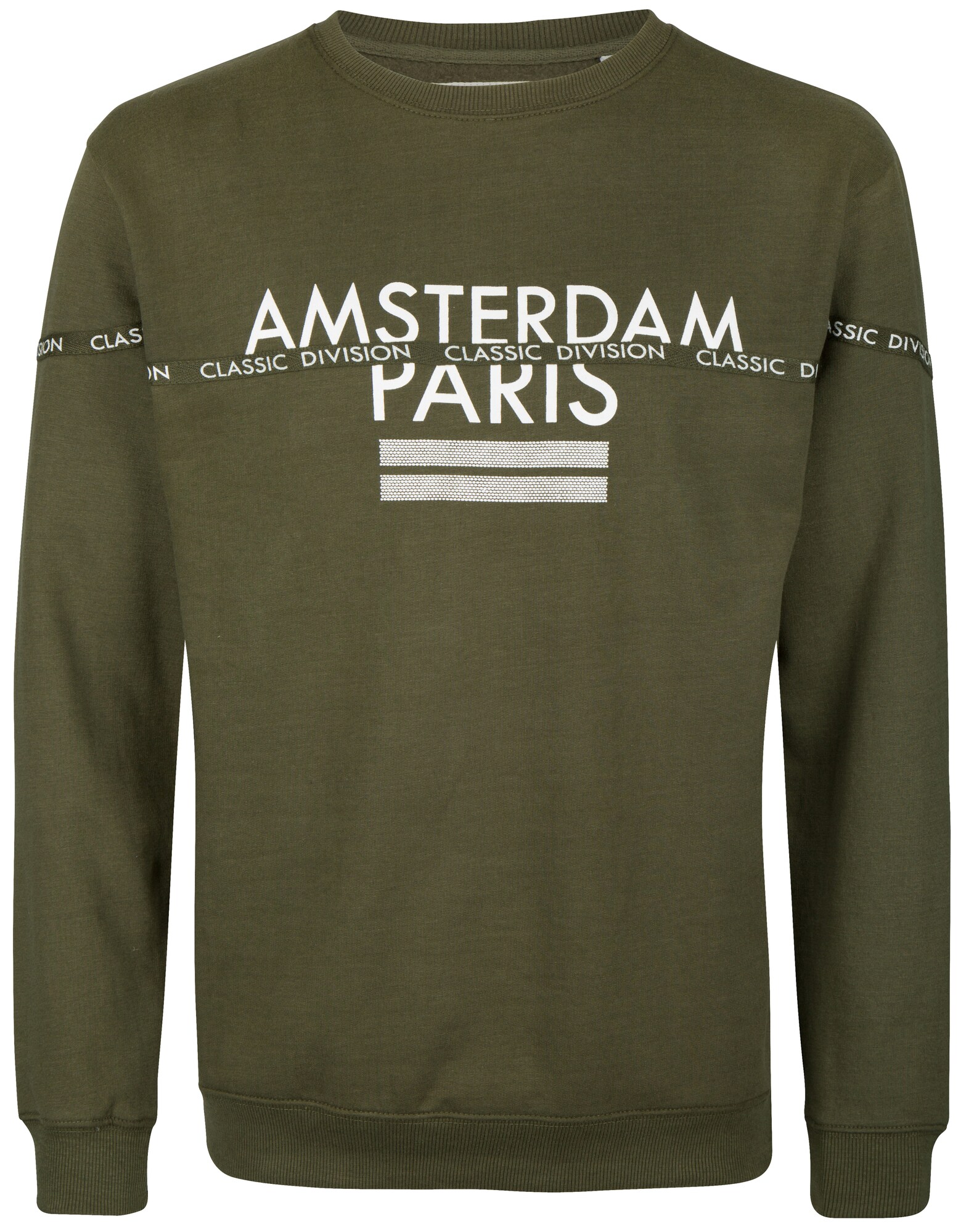 Soulstar Heren Sweatshirt Groen soulstar kopen in de aanbieding