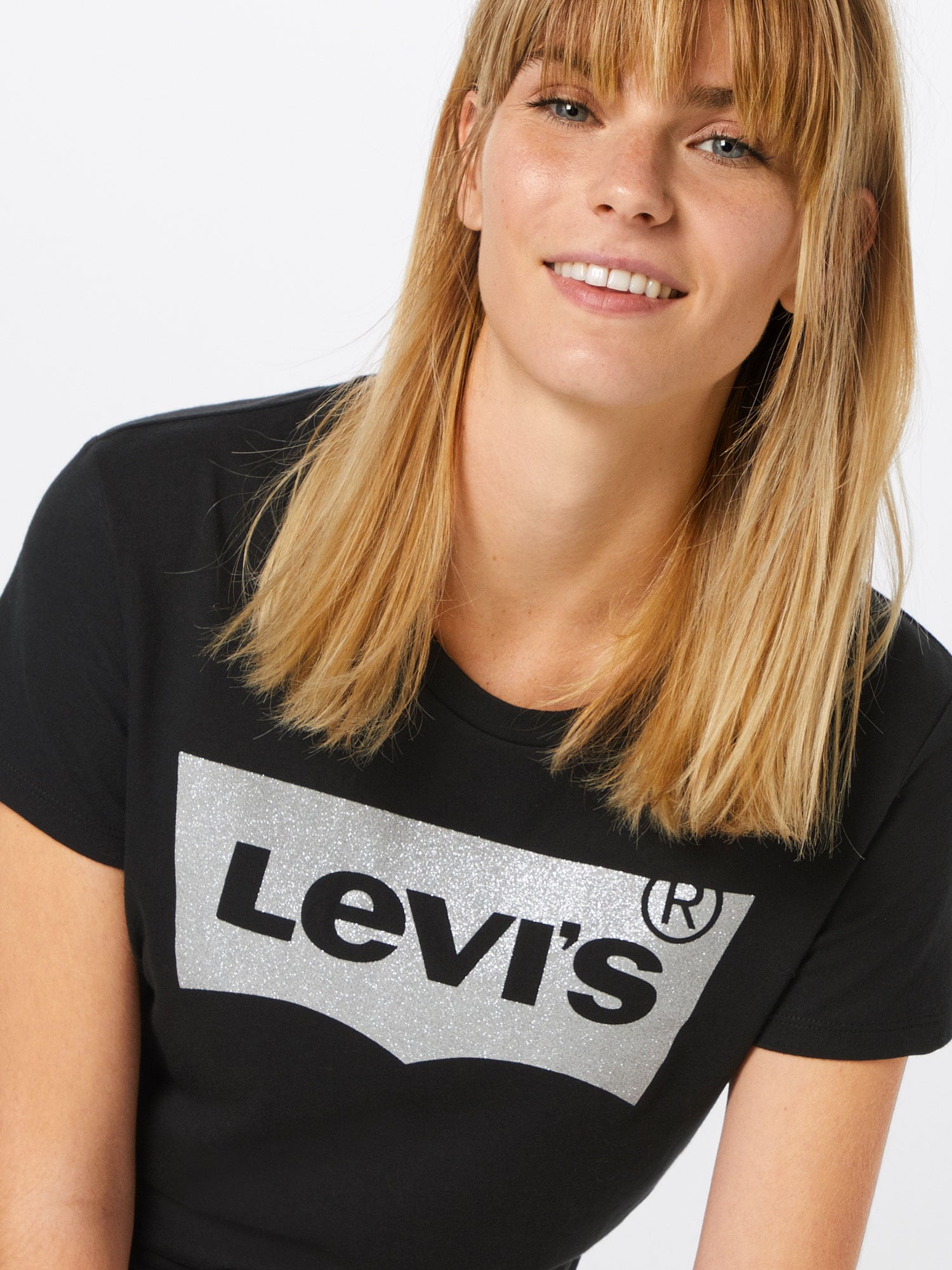 LEVI'S ® Tričko 'The Perfect' čierna / strieborná (obrázok 5)