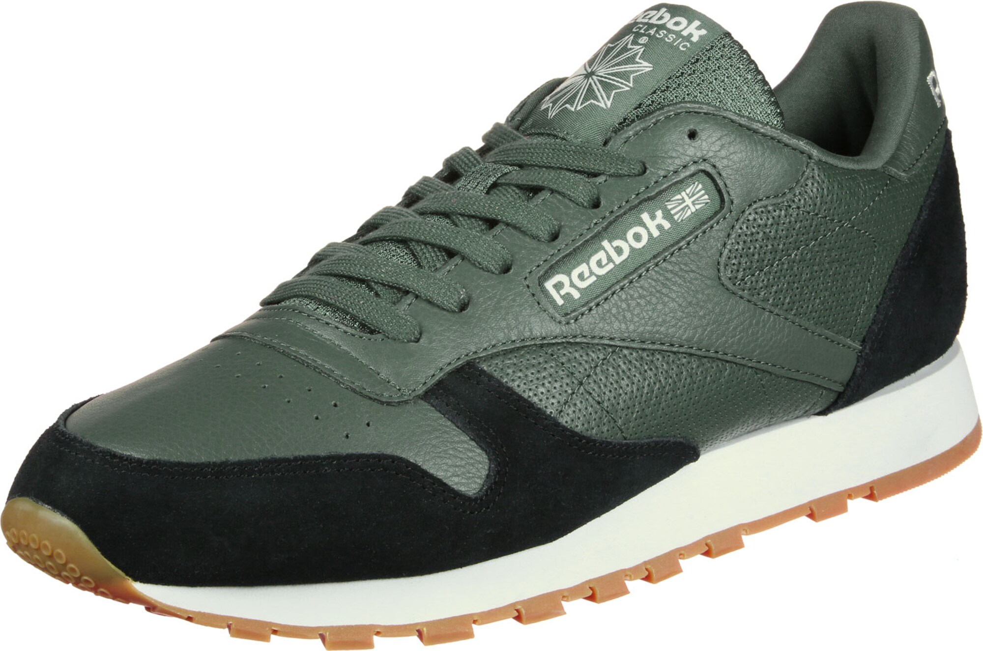Reebok Heren Sportschoen Groen Zwart reebok kopen in de aanbieding