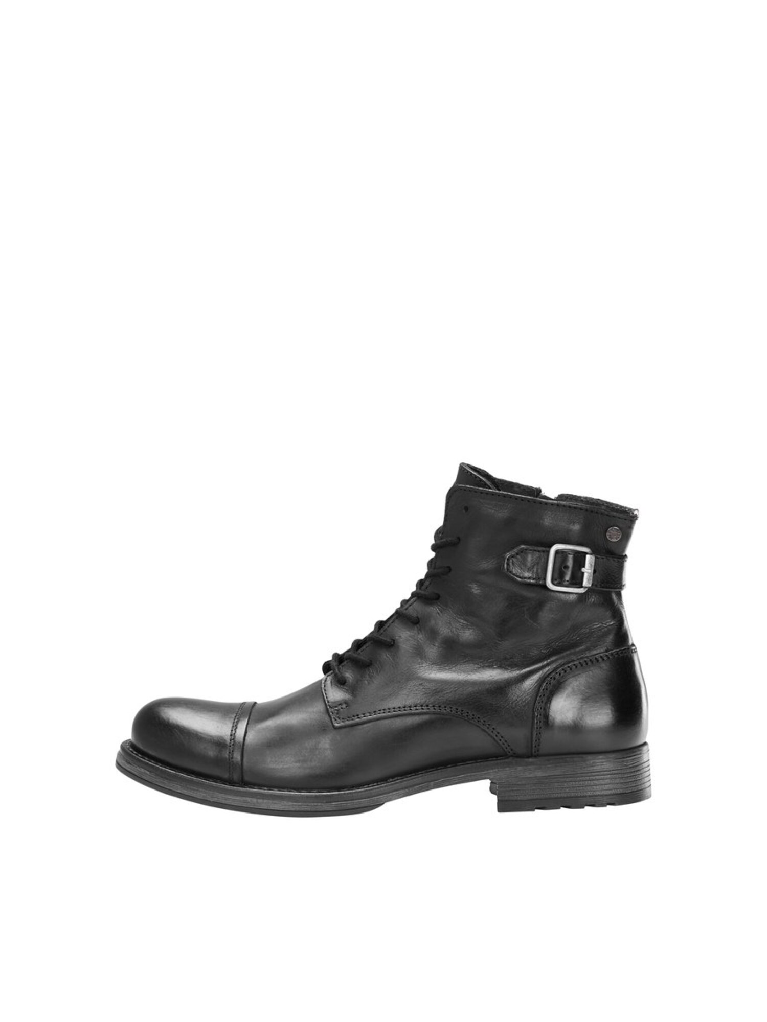 JACK & JONES Suvarstomieji batai  antracito
