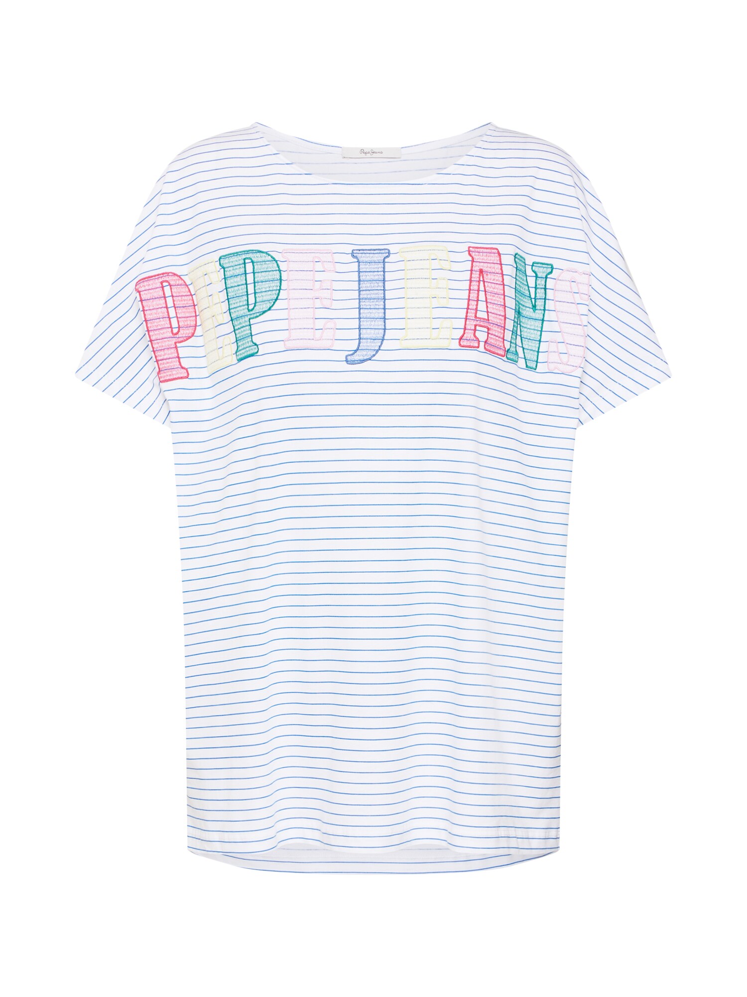 Pepe Jeans Dames Shirt Leona Wit pepe jeans kopen in de aanbieding