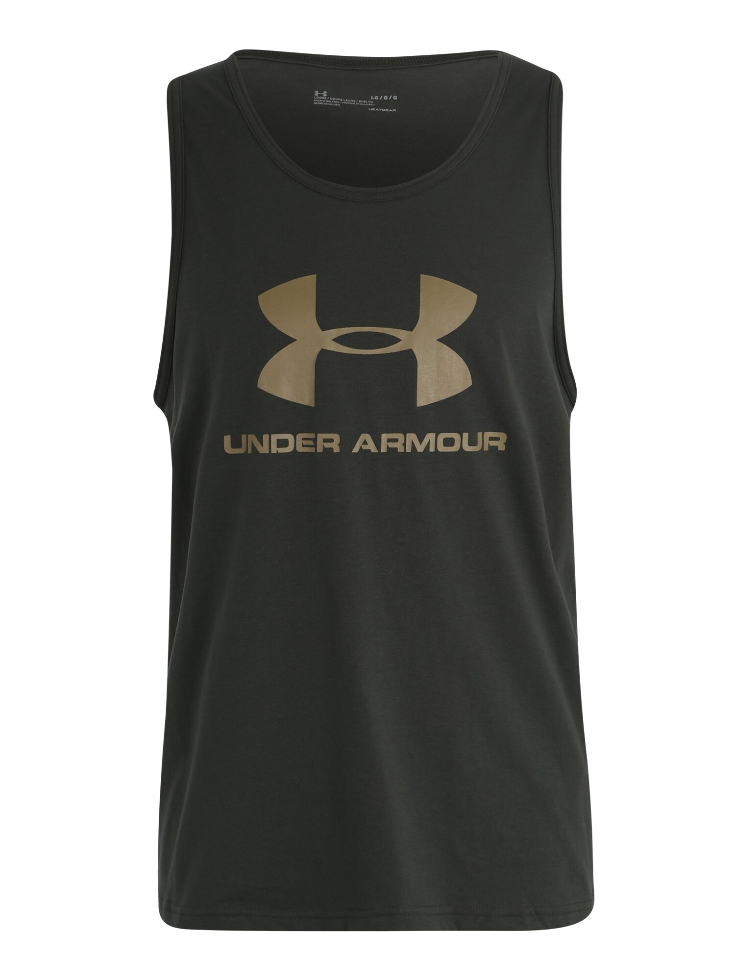 Under Armour Heren Functioneel Shirt Kaki Zwart under armour kopen in de aanbieding