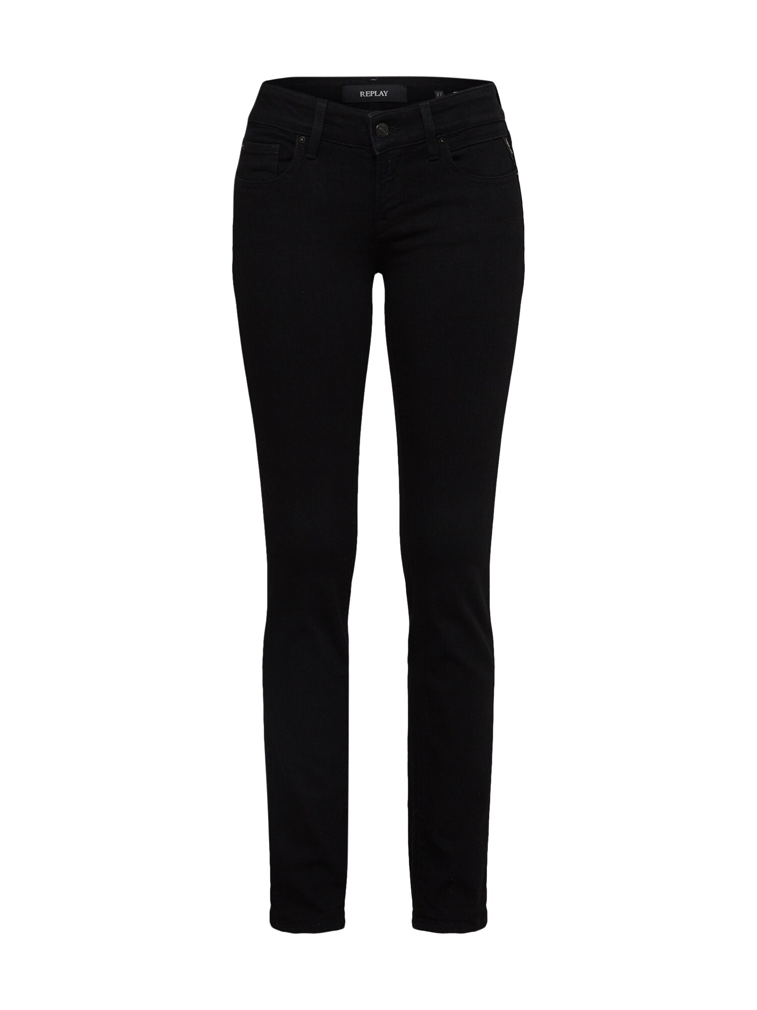 Replay Dames Jeans Vicki Black Denim replay kopen in de aanbieding